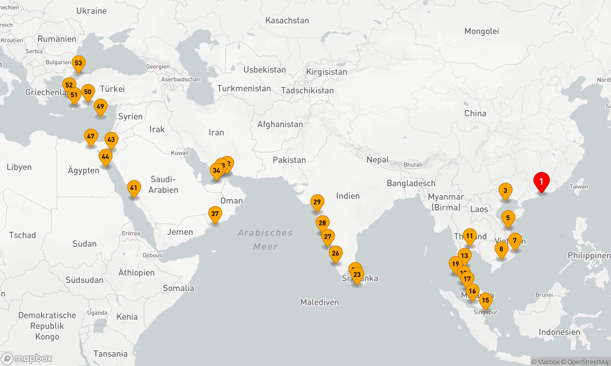 Route 53 Nächte - DYNASTIES TO PHARAOHS