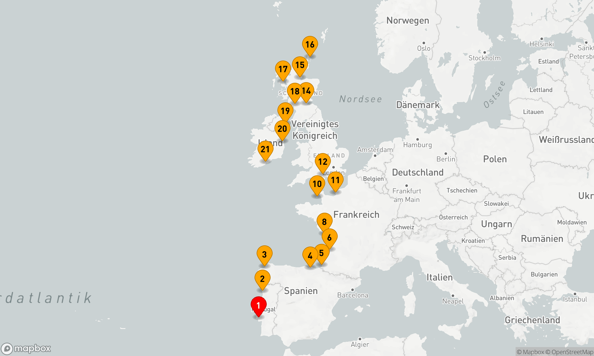 Route 22 Nächte - CASTLES & CELTIC CIRCLES