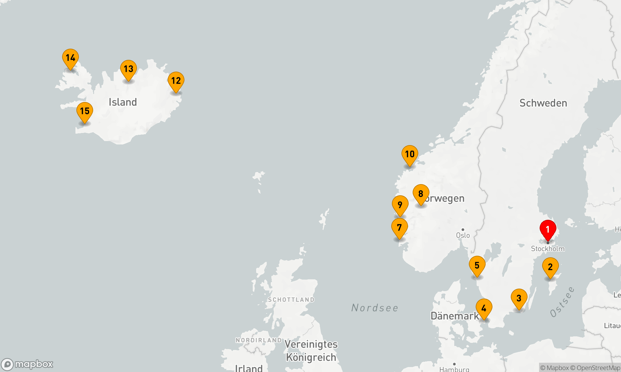 Route 14 Nächte - FJORDS TO ICELANDIC VISTAS