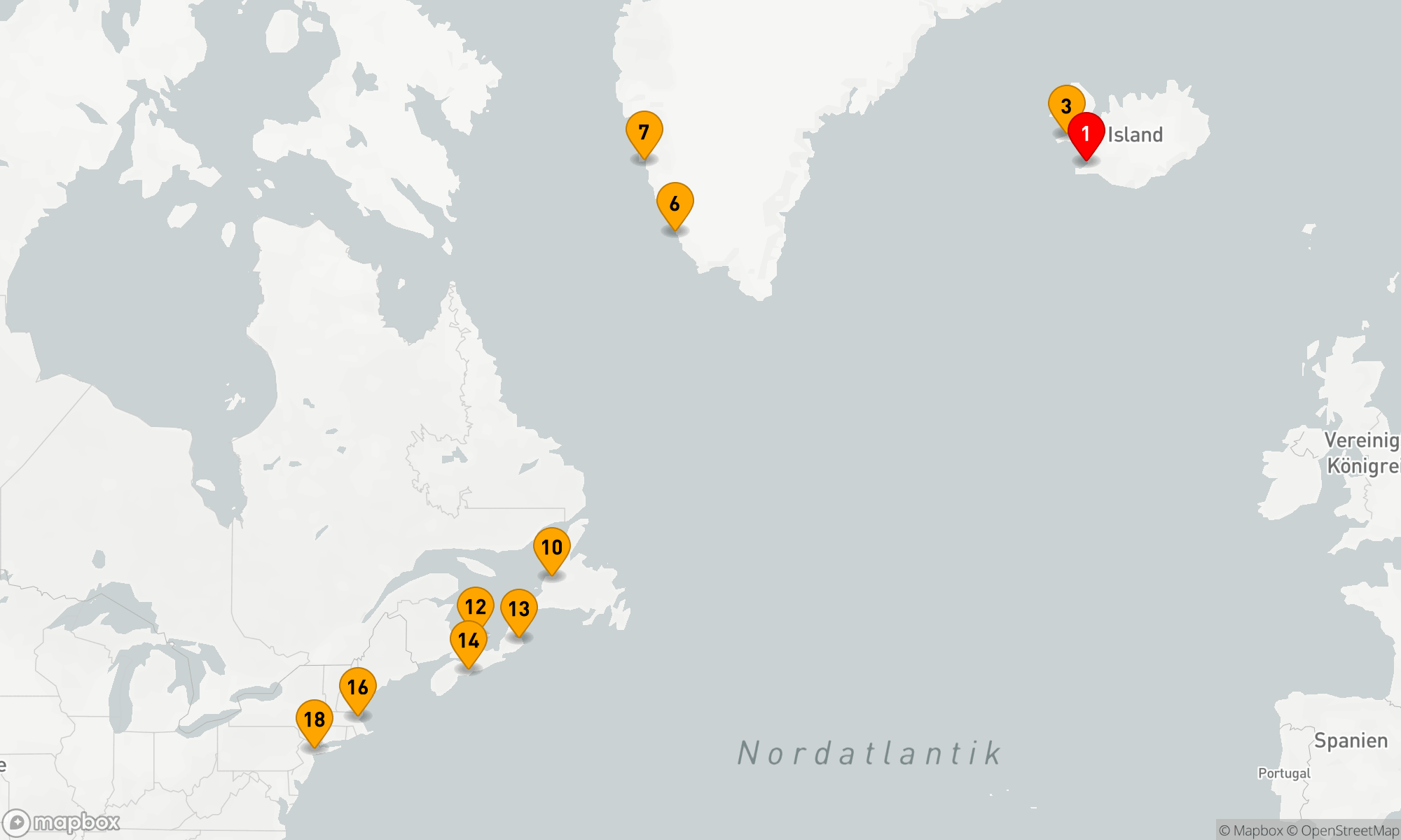 Route 17 Nächte - UNTAMED NORTH ATLANTIC