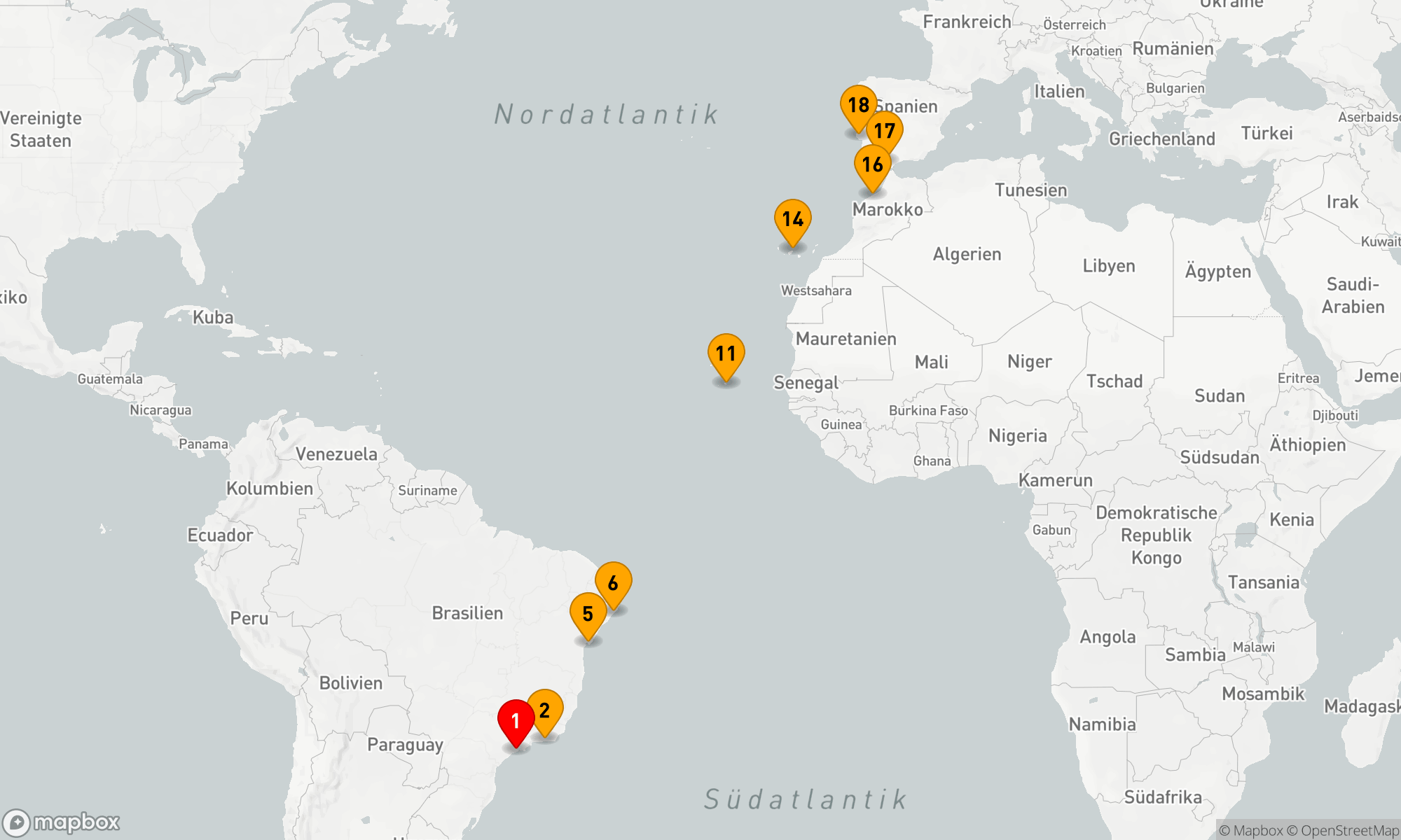 Route 17 Nächte - Atlantische Entdeckungsreise