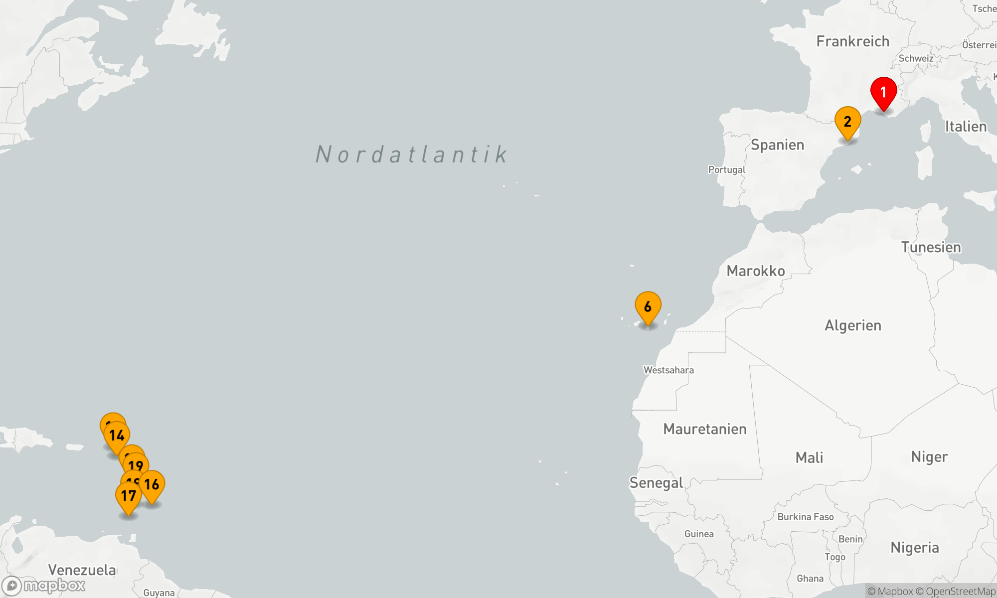 Route 18 Nächte - Karibische Entdeckungsreise