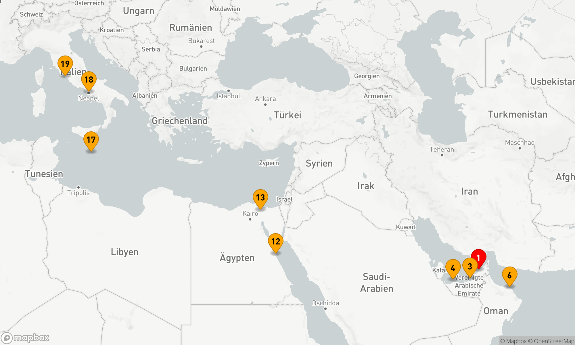 Route 18 Nächte - Orientalische Entdeckungsreise