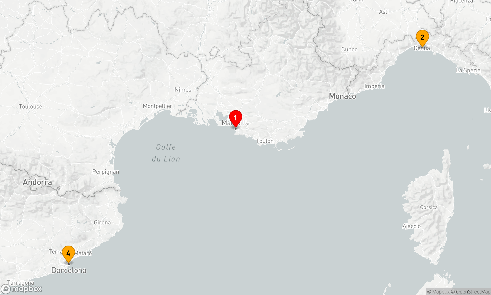 Route 4 Nächte - Mediterrane Erlebnisreise