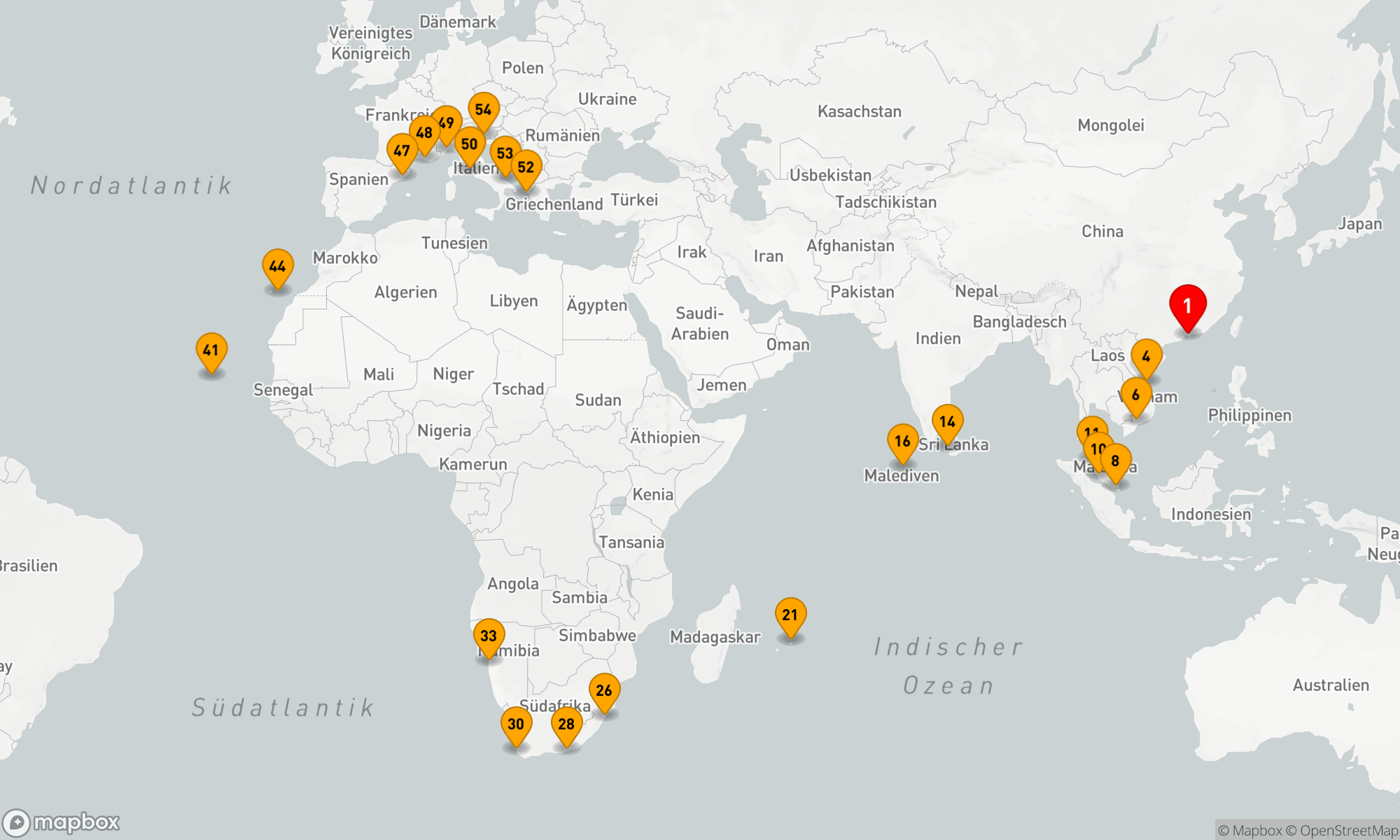 Route 53 Nächte - Von Fernost zum Mittelmeer: Eine Reise voller Entdeckungen