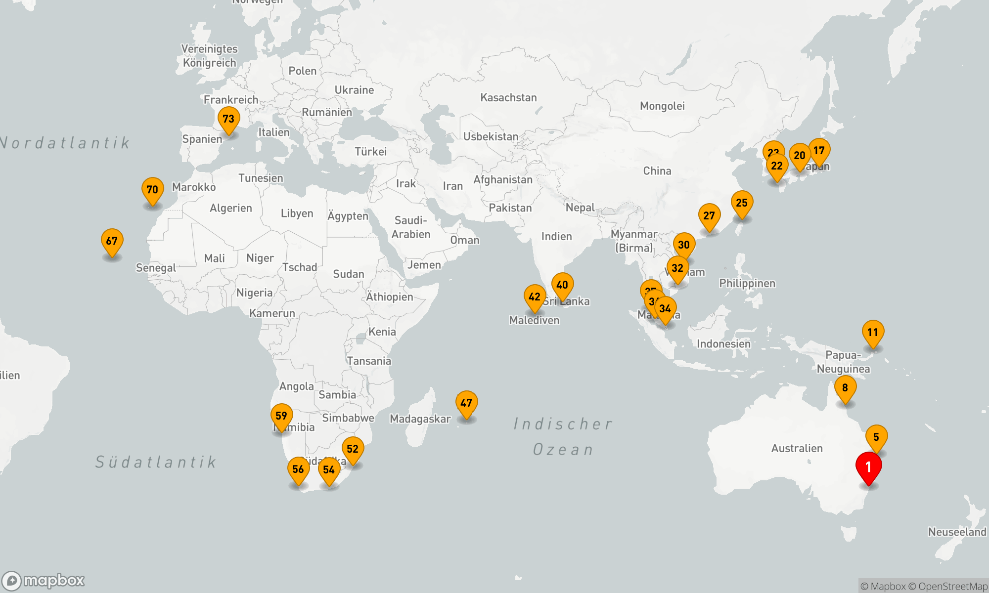 Route 72 Nächte - Von Sydney zum Mittelmeer: Eine Ozeanische Entdeckungsreise