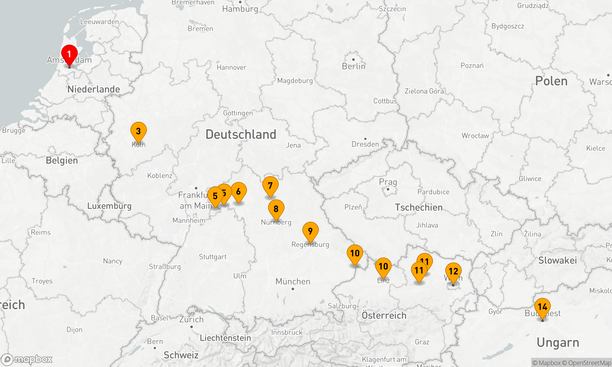Route 14 Nächte - Weihnachten & Neujahr
