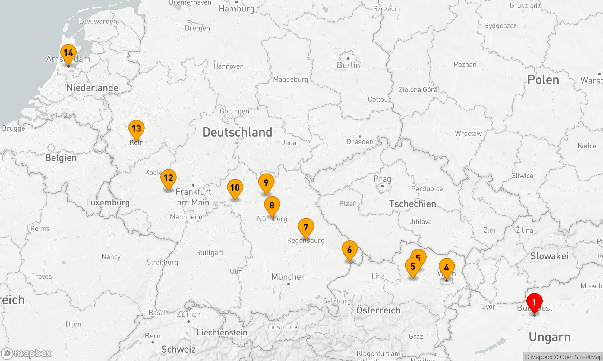 Route 14 Nächte - Weihnachten & Neujahr