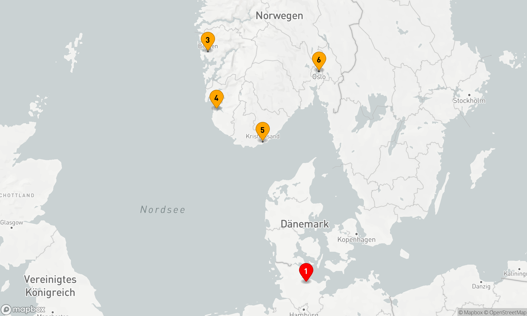 Route 7 Nächte - Vielfalt Norwegens