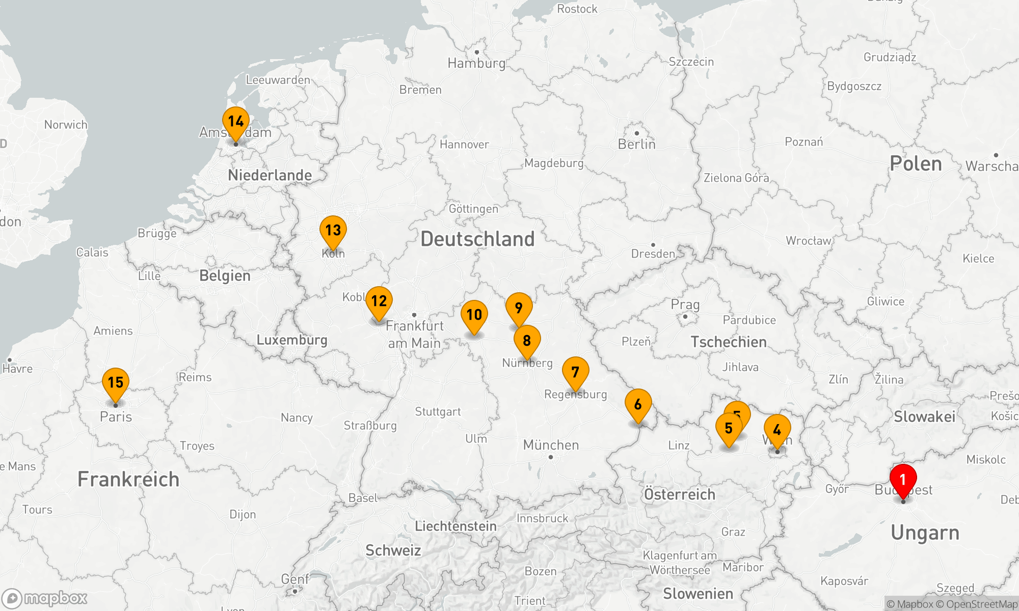 Route 17 Nächte - Weihnachten und Neujahr mit Paris