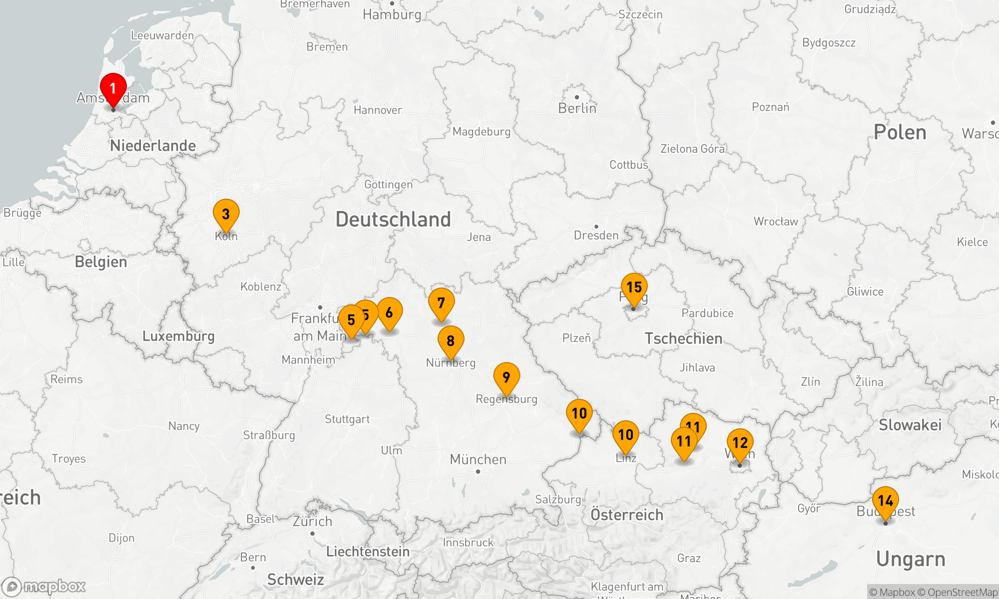 Route 17 Nächte - Weihnachten & Neujahr mit Prag