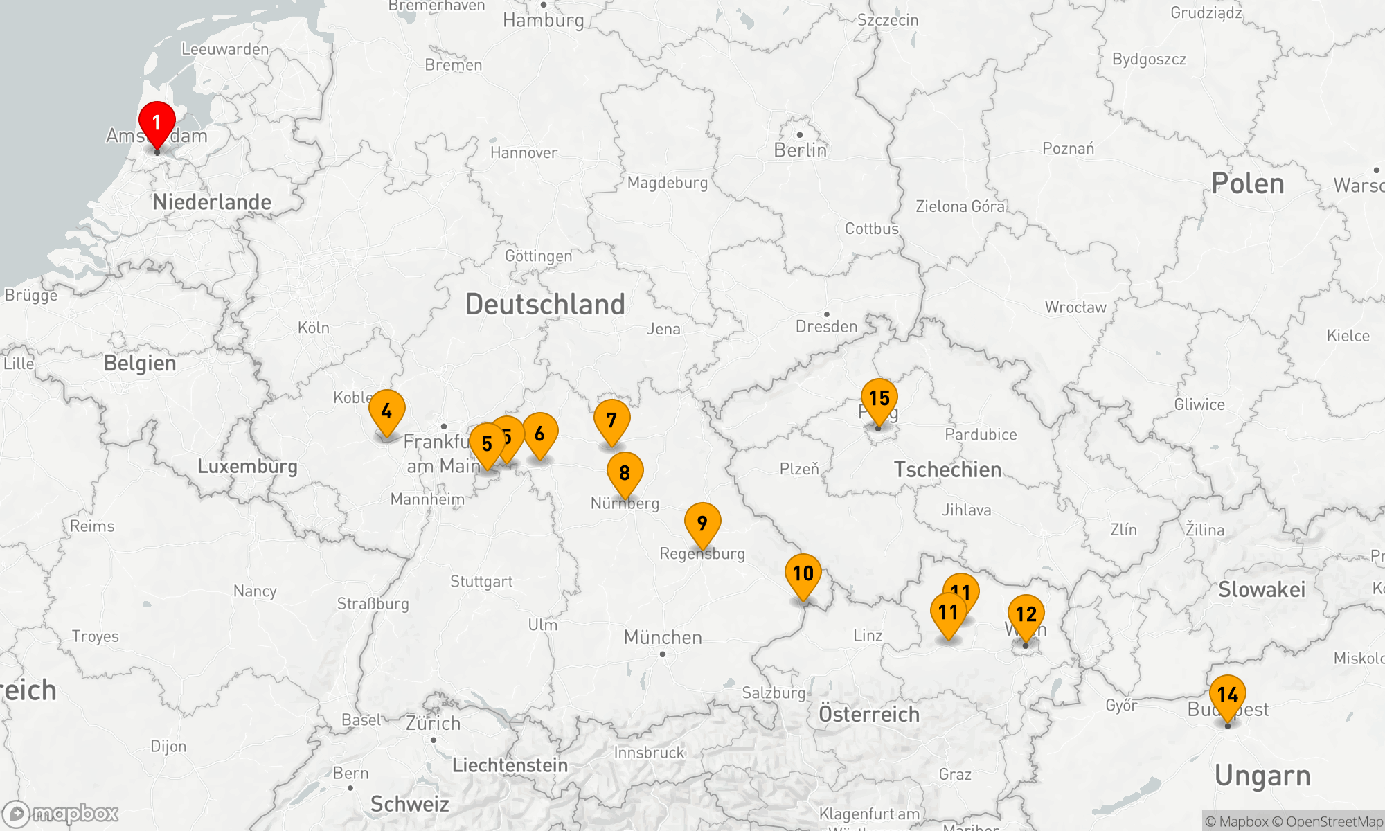 Route 17 Nächte - Weihnachten & Neujahr mit Prag