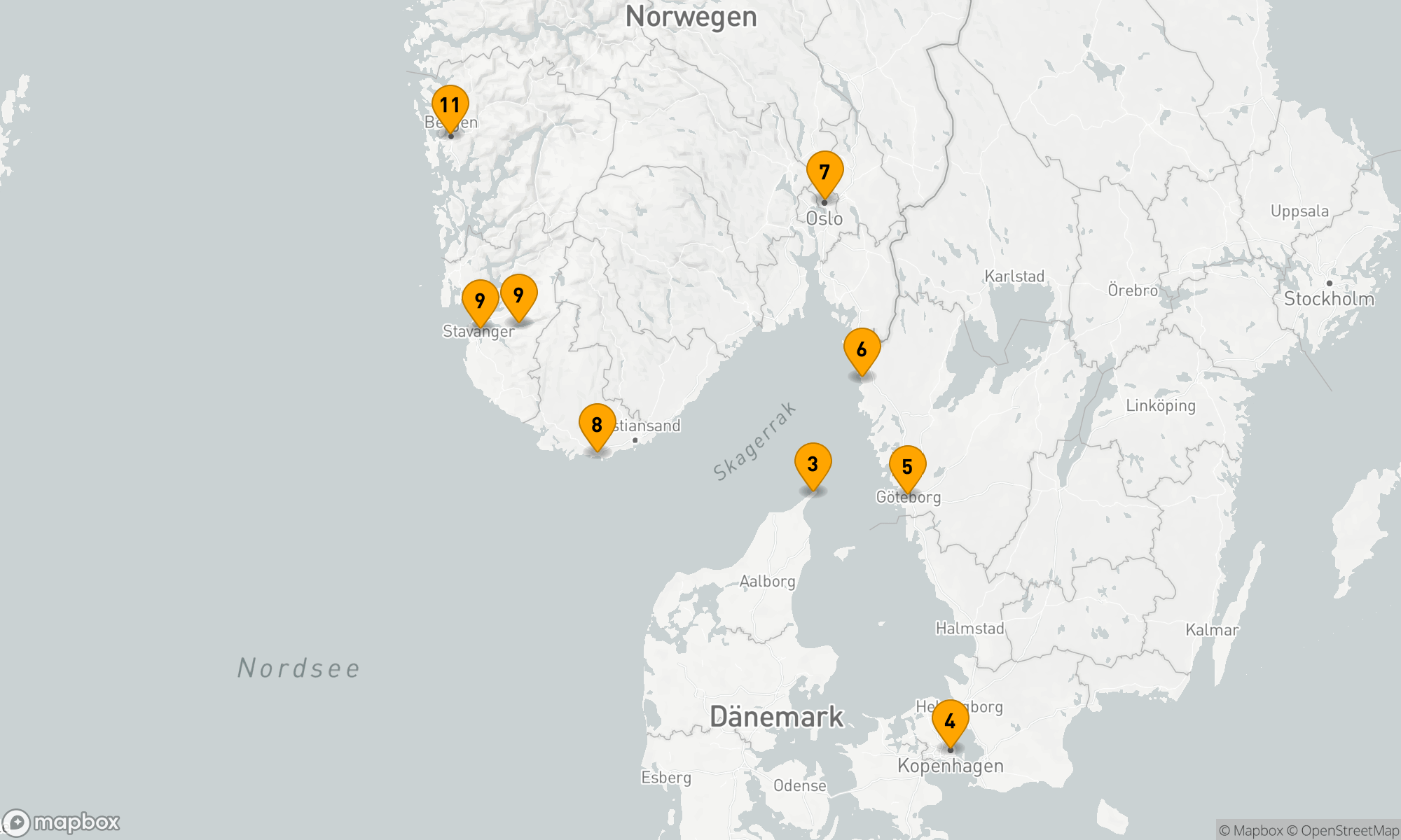 Route 10 Nächte - Schottland & die norwegischen Fjorde