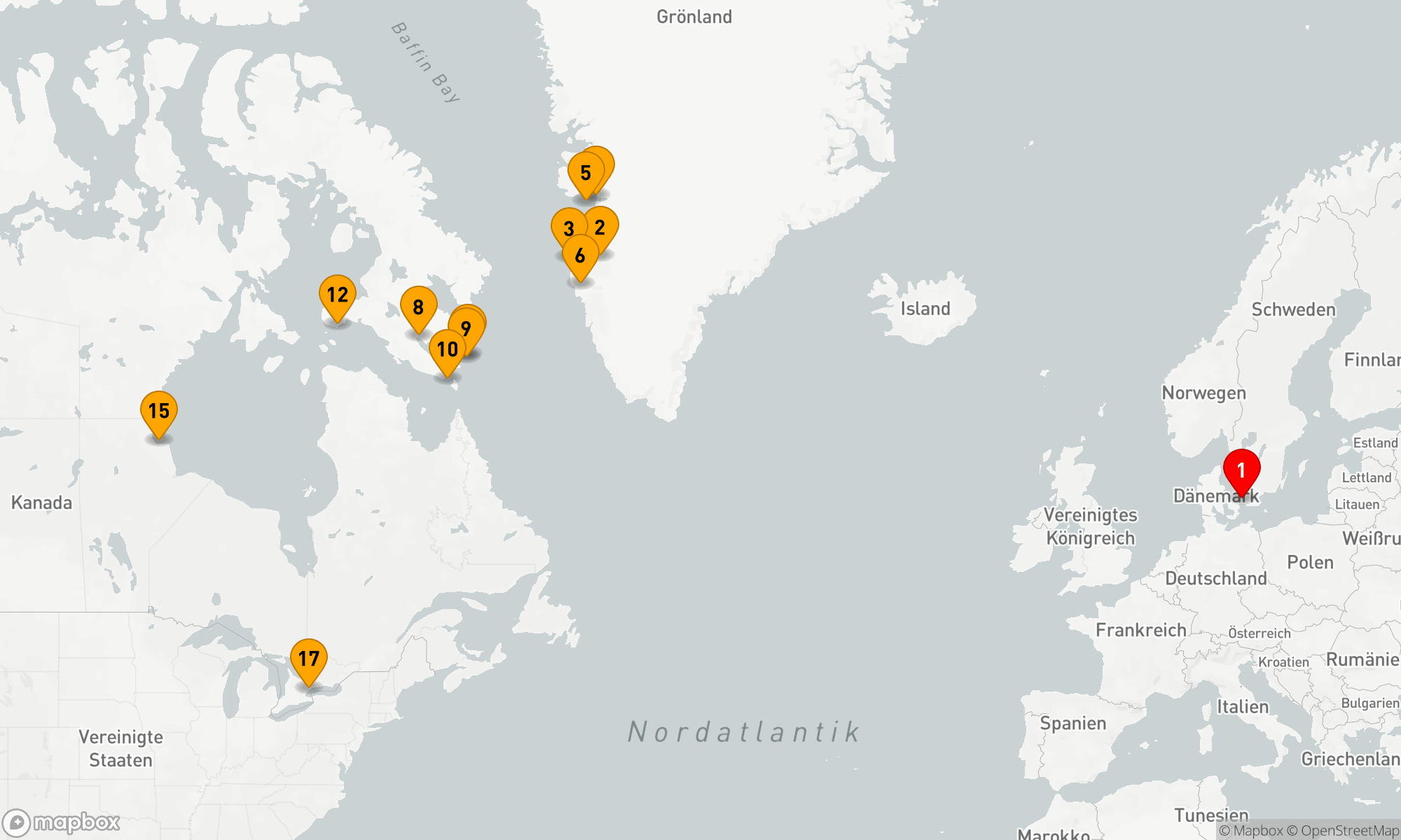 Route 16 Nächte - Von Grönland zur Hudson Bay und in die kanadische Arktis