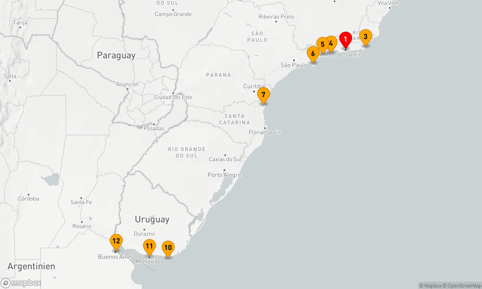 Route 11 Nächte - Rhythmen der brasilianischen Küste