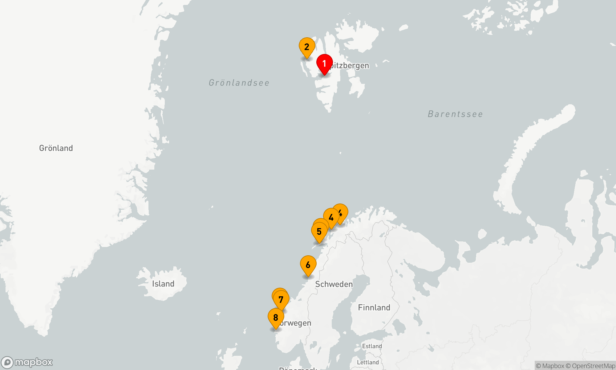 Route 7 Nächte - The Svalbard Line - South - (2025-26)