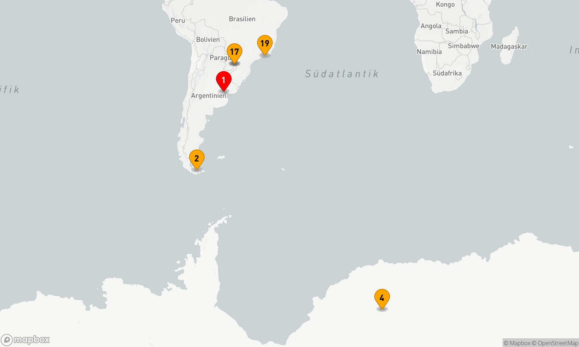Route 21 Nächte - Höhepunkte der Antarktis,  Argentinien & Brasilien - Kreuzfahrt & Landreise