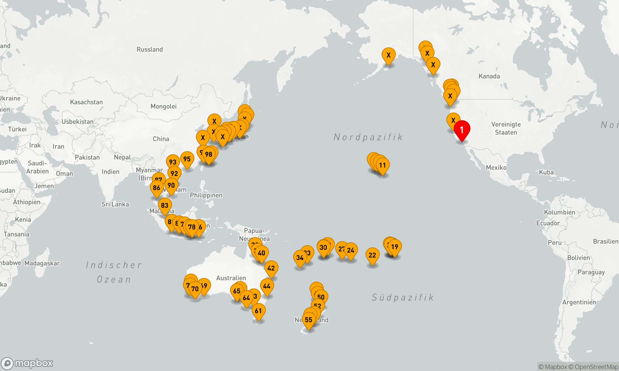 Route 140 Nächte - LEGENDEN DES PAZIFIKS