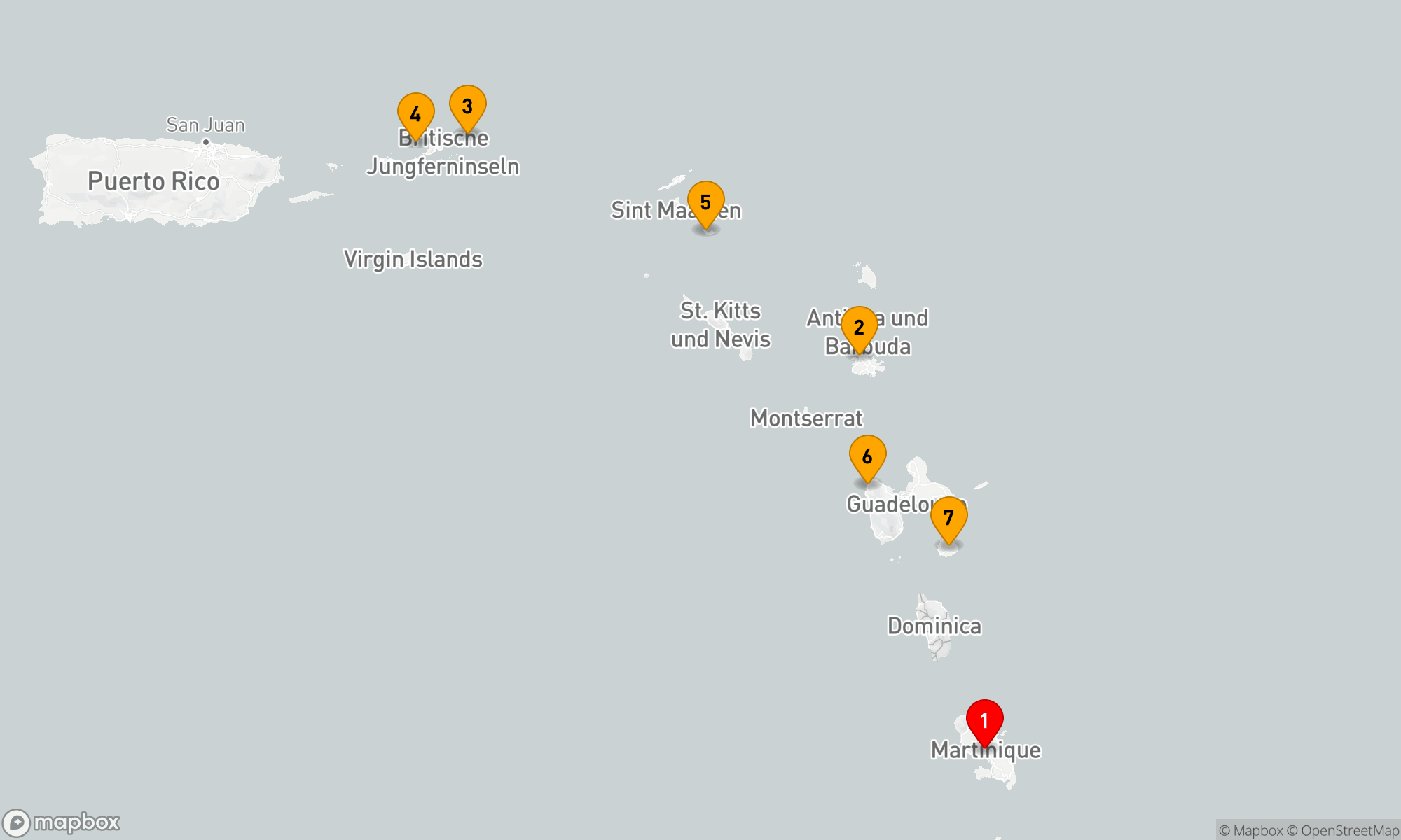 Route 7 Nächte - Gourmetreise durch die Karibik