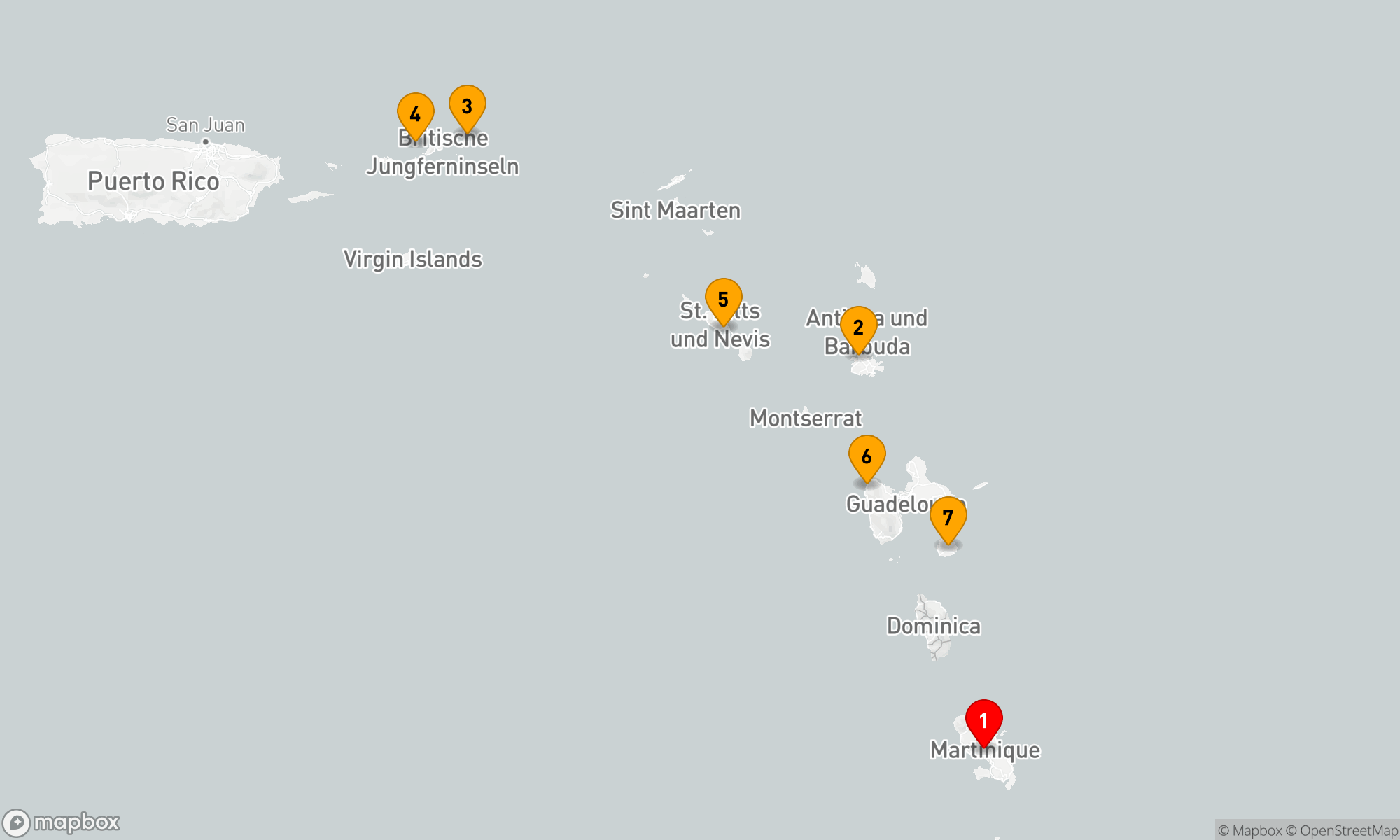 Route 7 Nächte - Wunder der Karibik