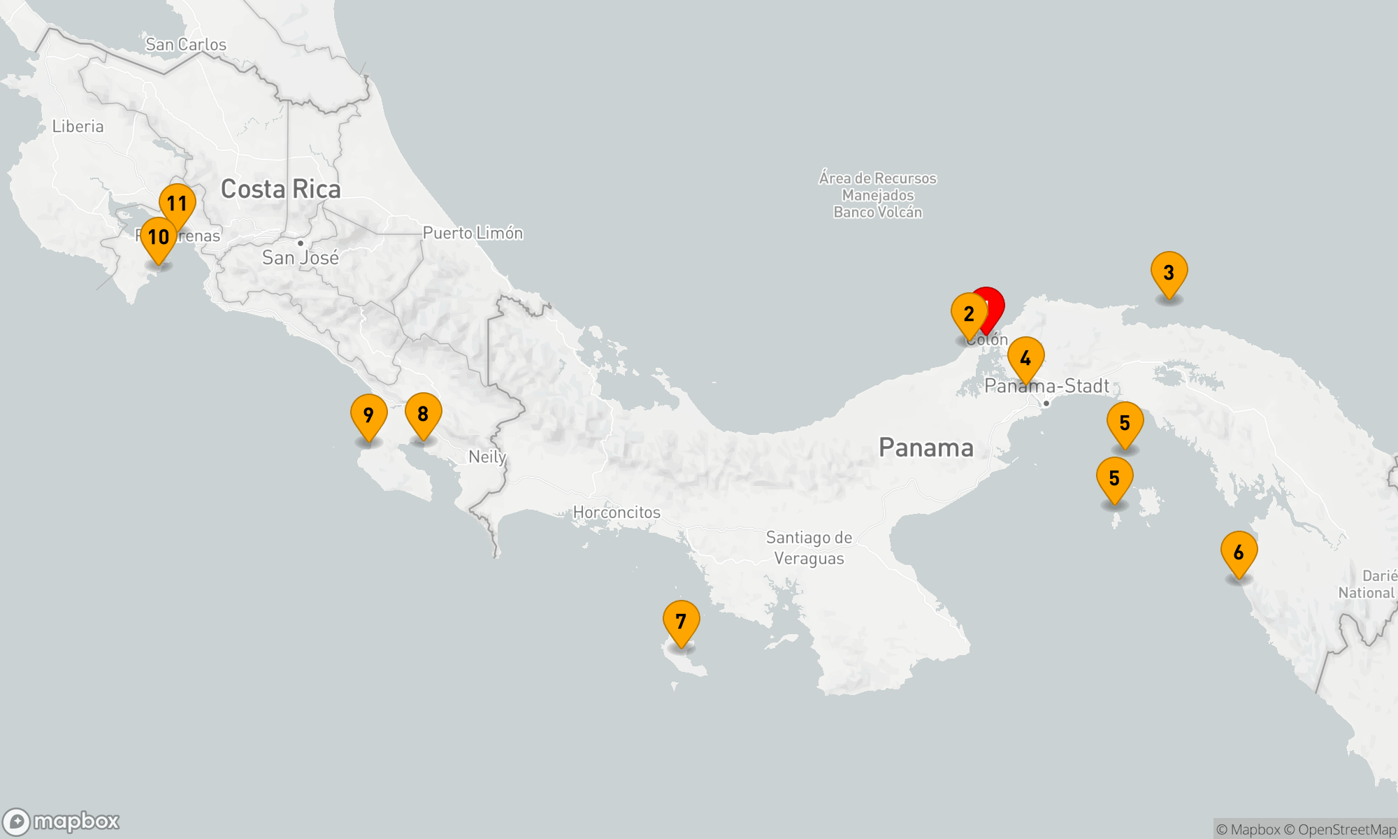 Route 10 Nächte - Geheimnisse Mittelamerikas