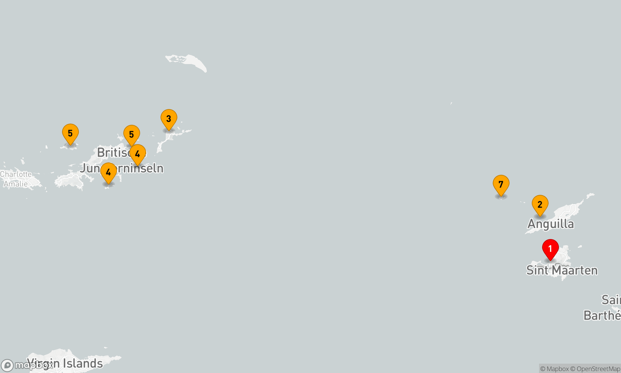 Route 7 Nächte - Unterwegs unter Segeln im Herzen der Kleinen Antillen