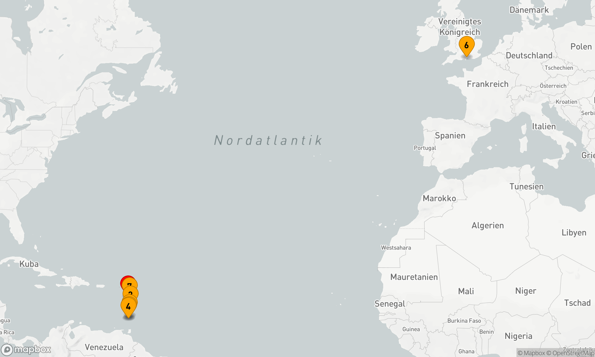 Route 7 Nächte - Die Inseln unter dem Winde – Karibik pur