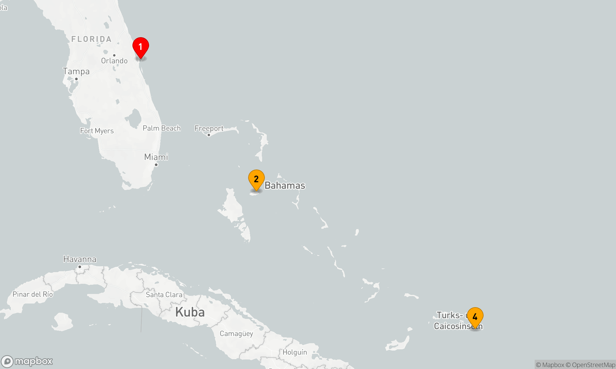 Route 5 Nächte - Karibische Entdeckungsreise ab Port Canaveral