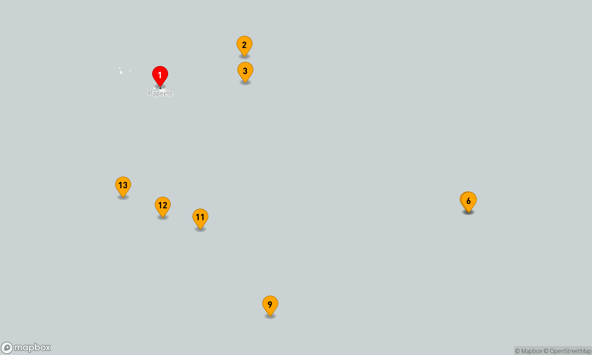 Route 14 Nächte - Unentdeckte Südsee: Tuamotu,  Gambier- und Austral-Inseln
