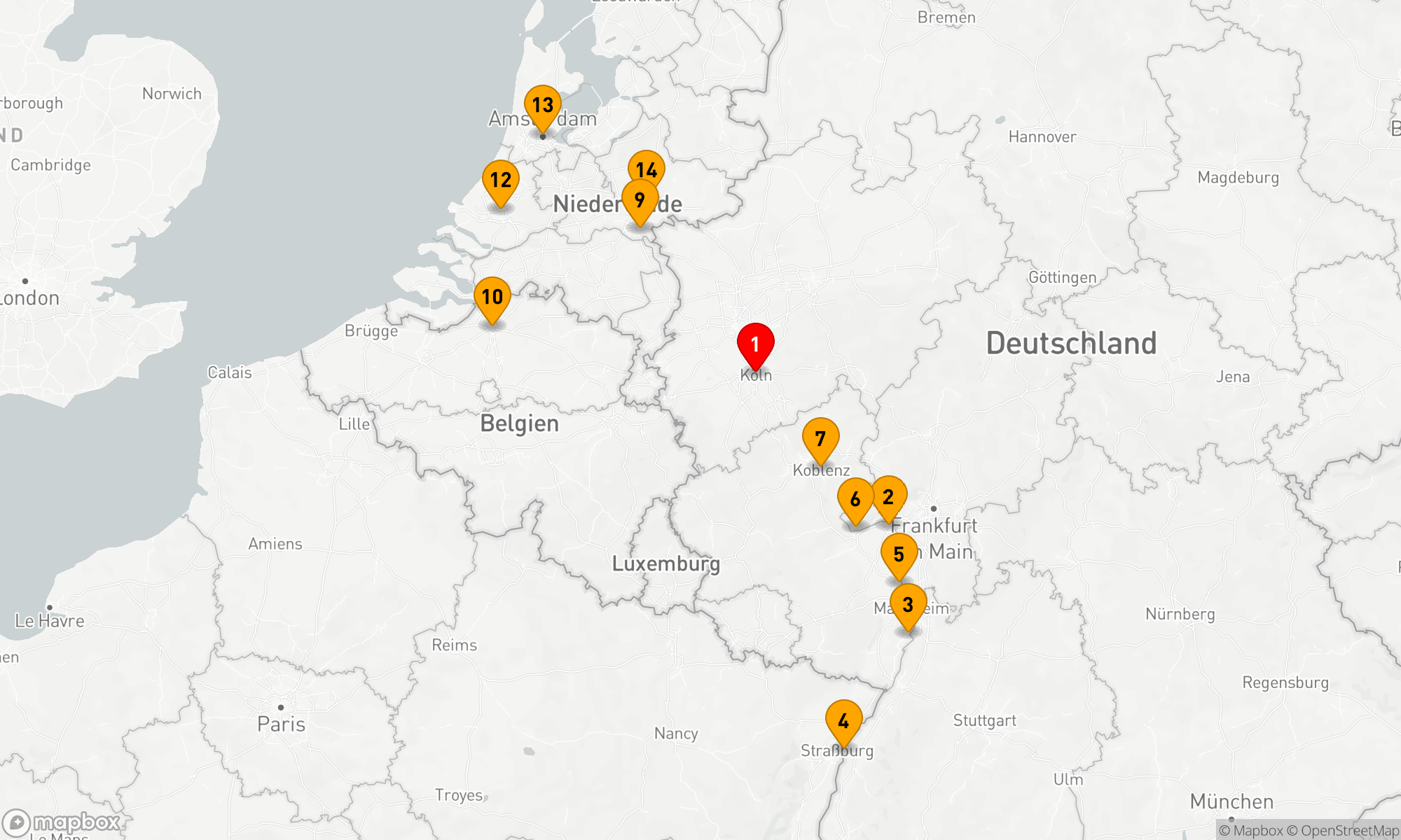 Route 14 Nächte - Festtagsreise