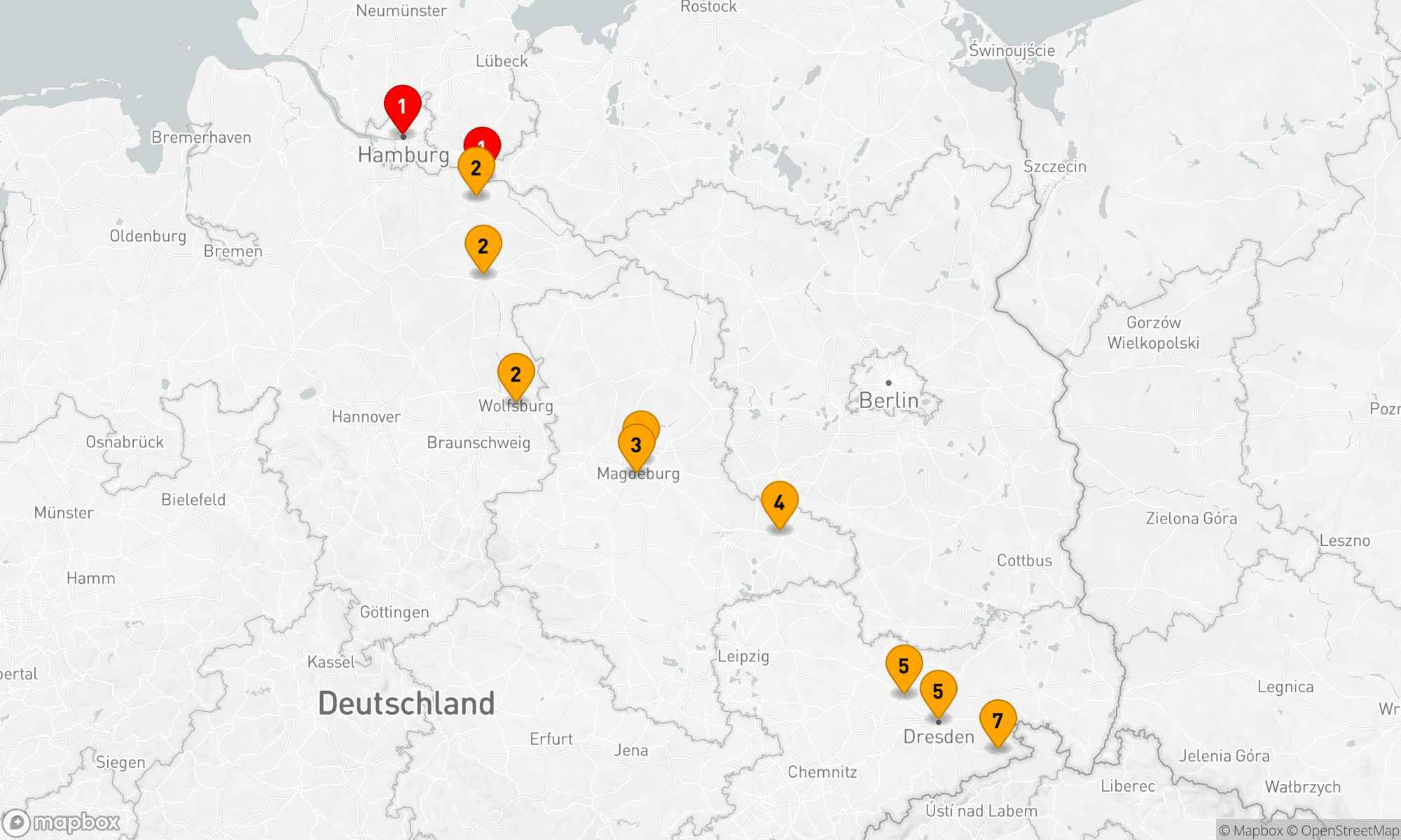 Route 7 Nächte - vom Tor zur Welt nach Elbflorenz