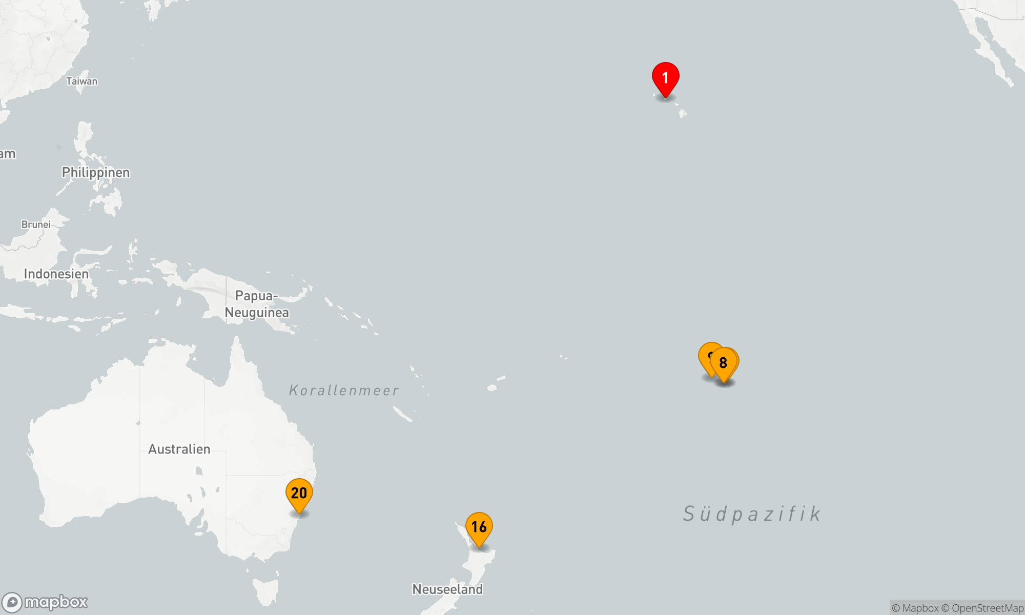 Route 18 Nächte - TRANSPAZIFIK-KREUZFAHRT