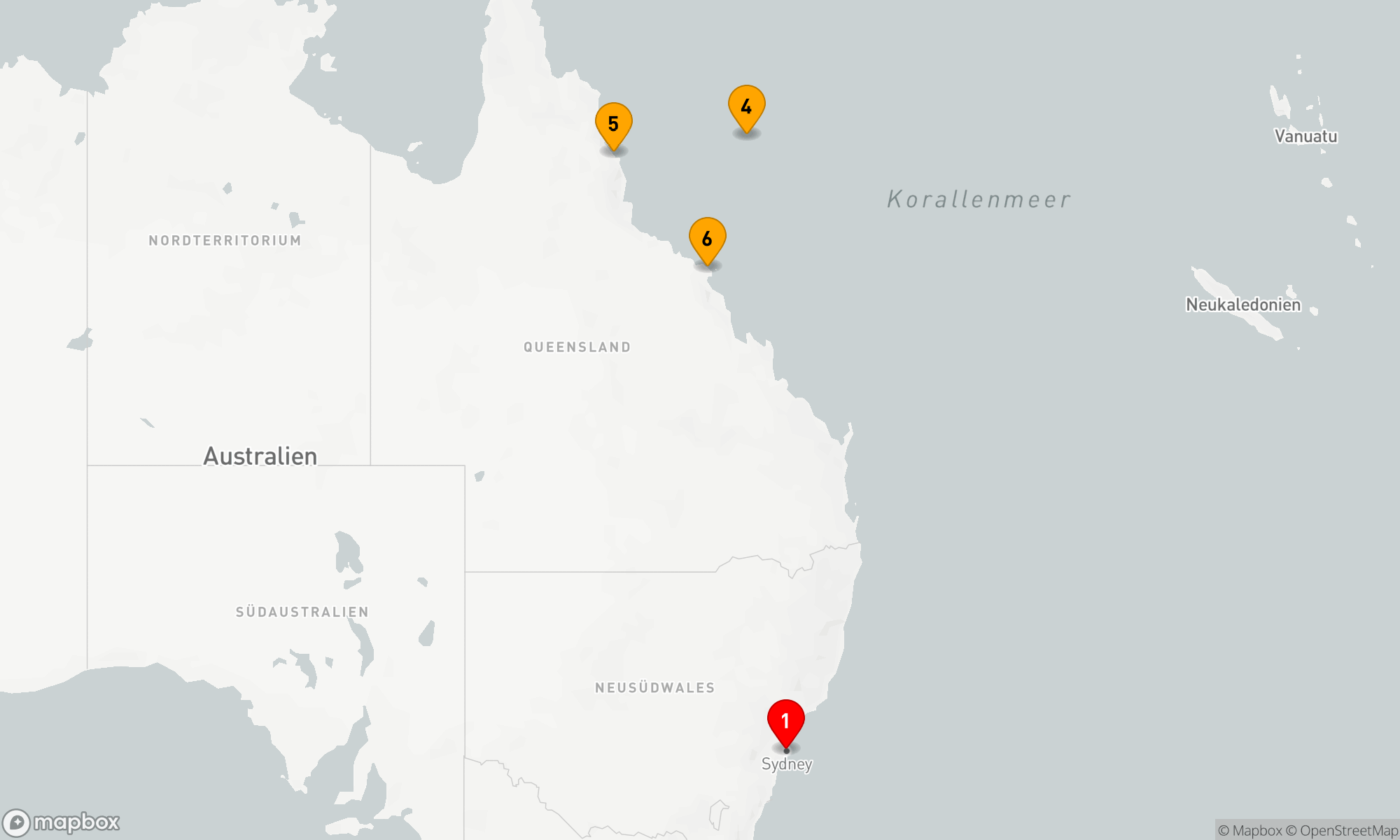 Route 8 Nächte - QUEENSLAND-KREUZFAHRT