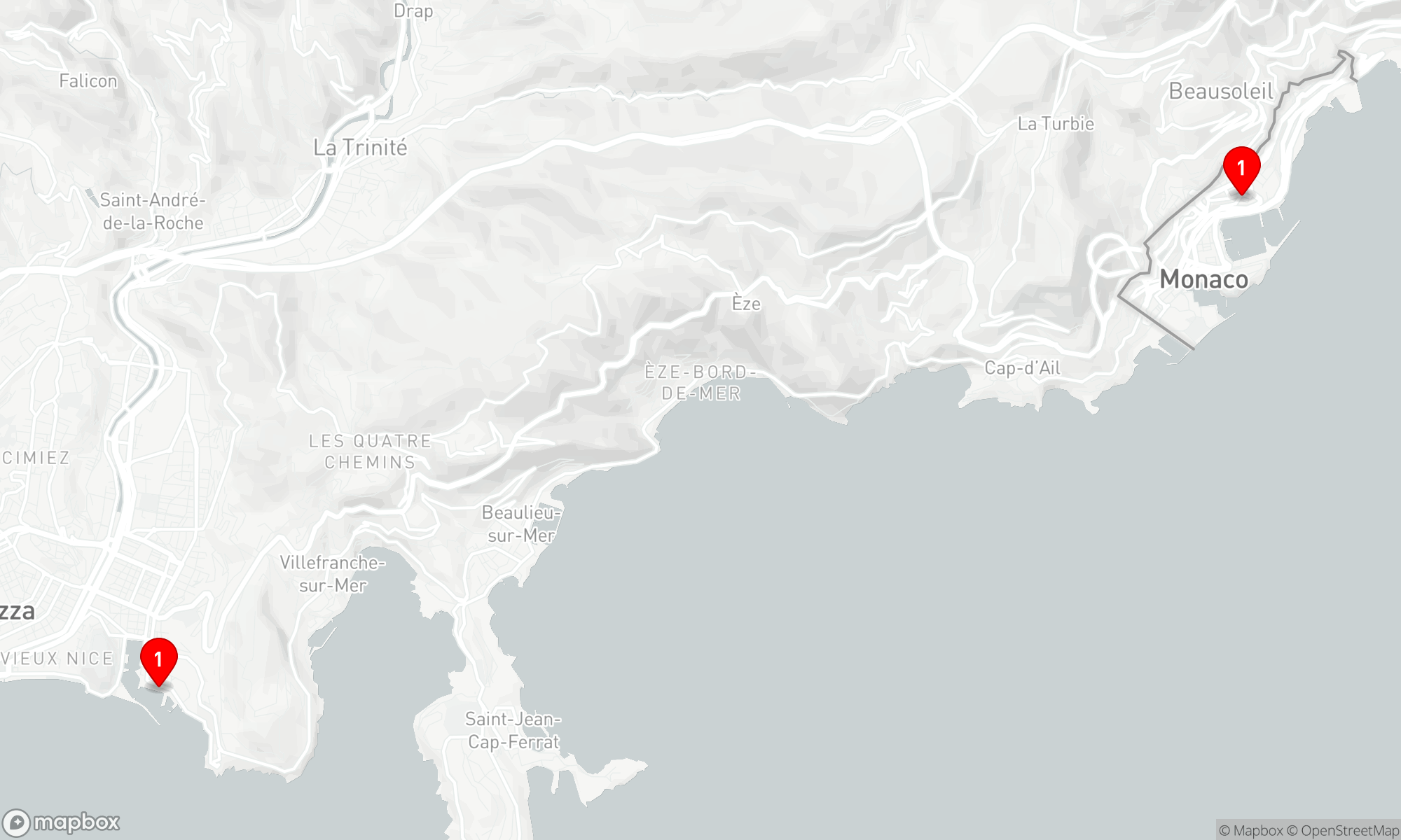 Route 5 Nächte - Korsika und die französische Riviera