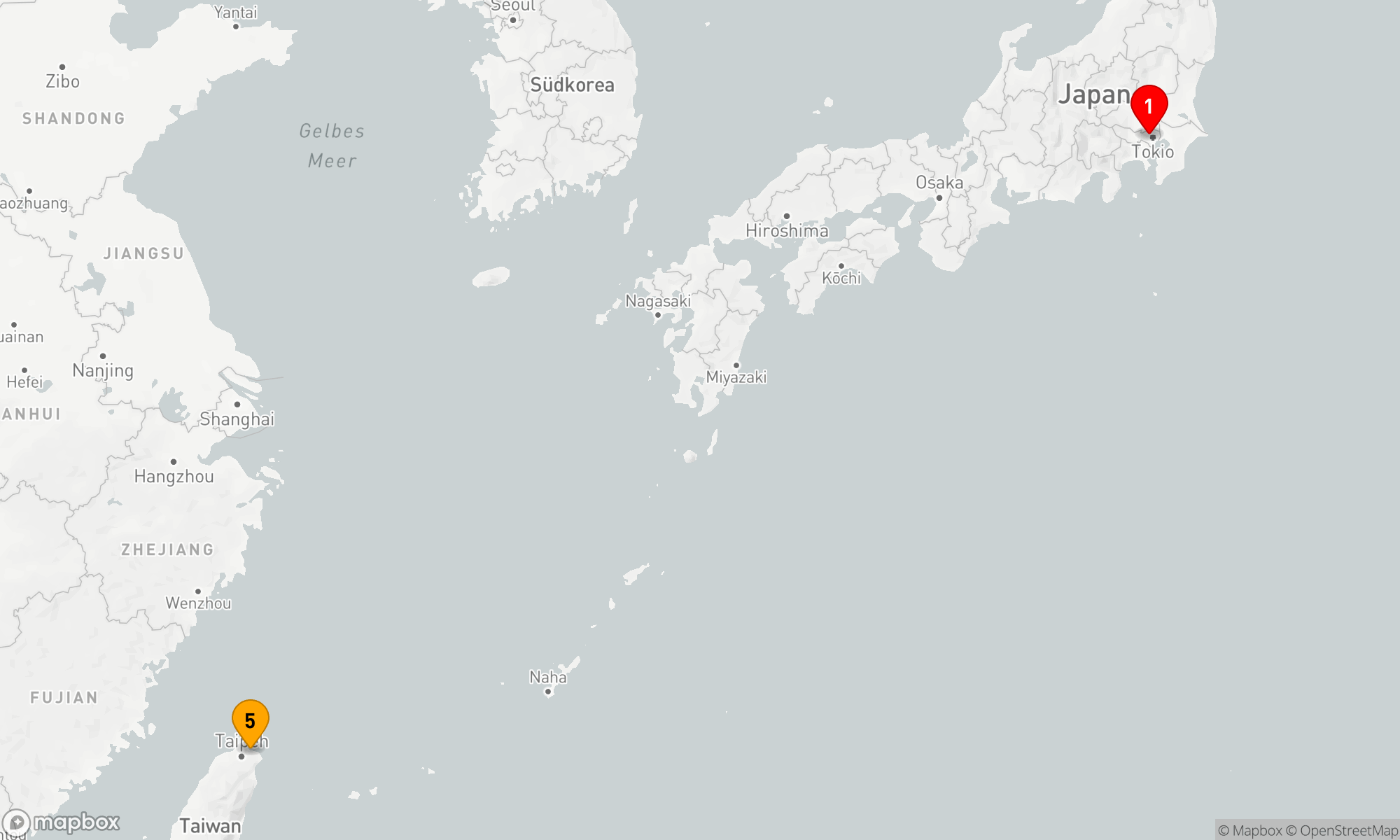 Route 4 Nächte - Metropolen und Meer - Eine Entdeckungsreise im Fernen Osten