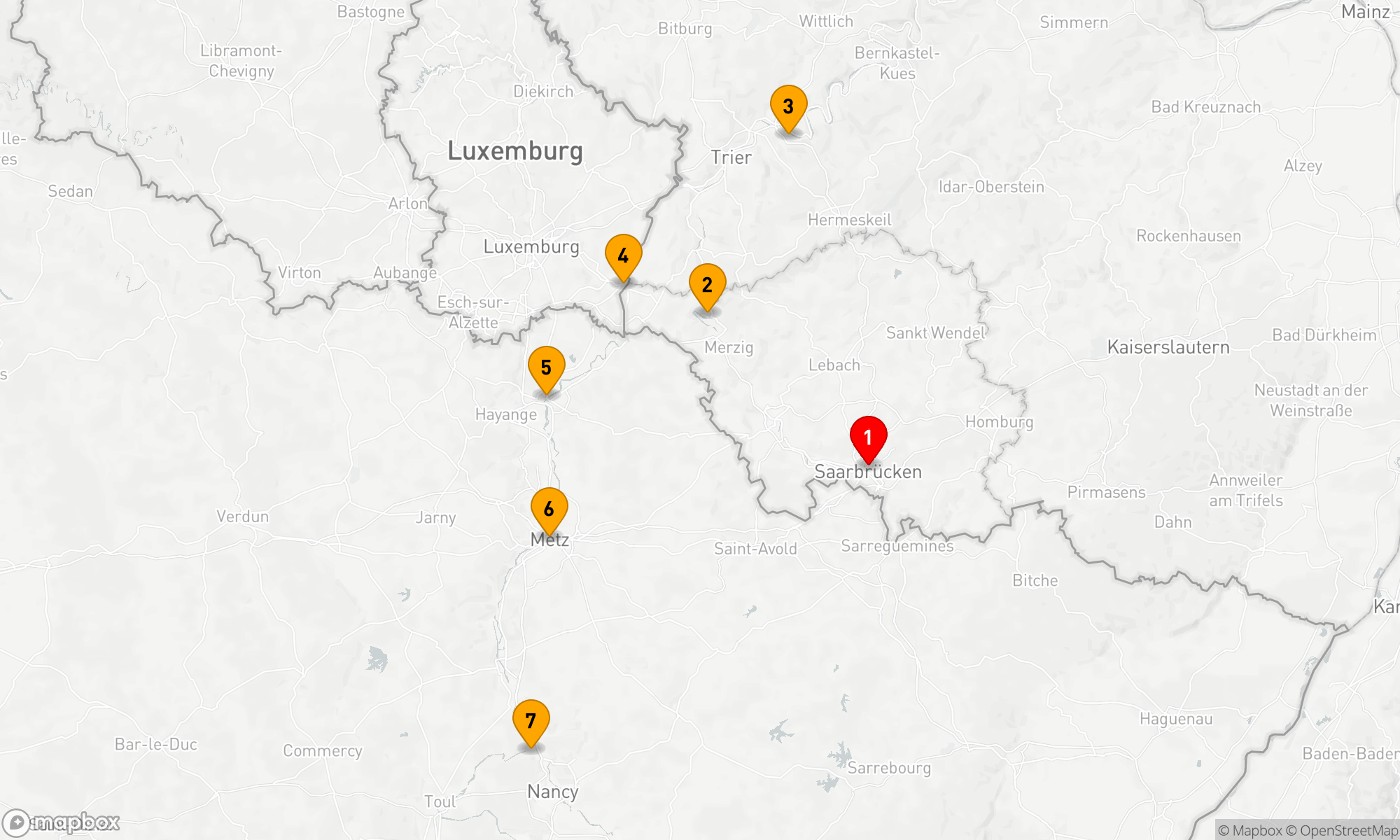 Route 7 Nächte - Von Barock zu Belle Époque