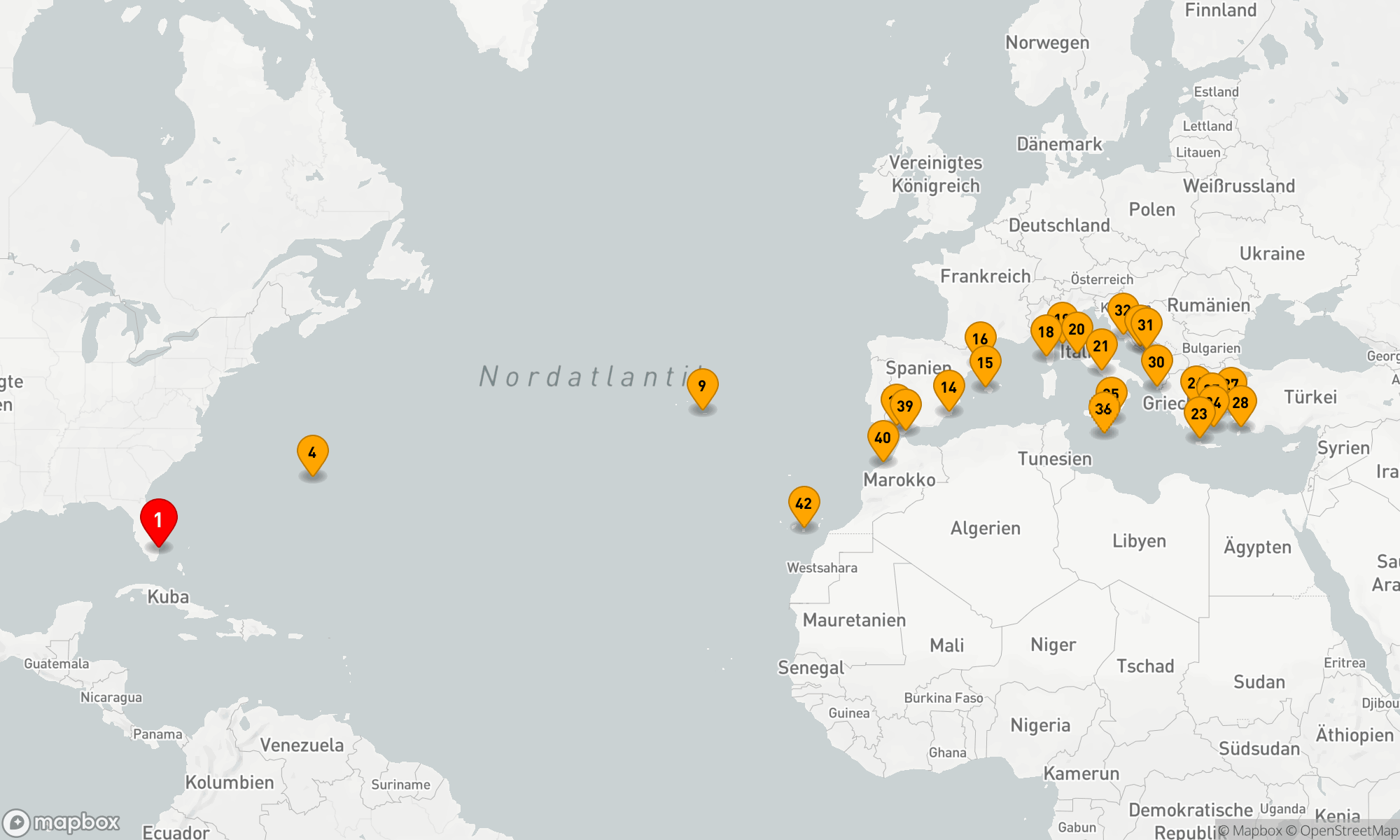 Route 50 Nächte - Große Mittelmeer-Odyssee