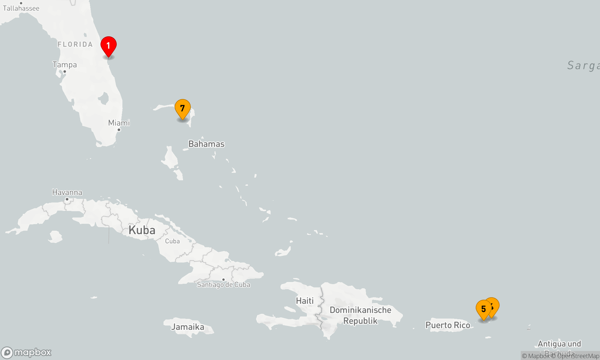 Route 7 Nächte - Östliche Karibik