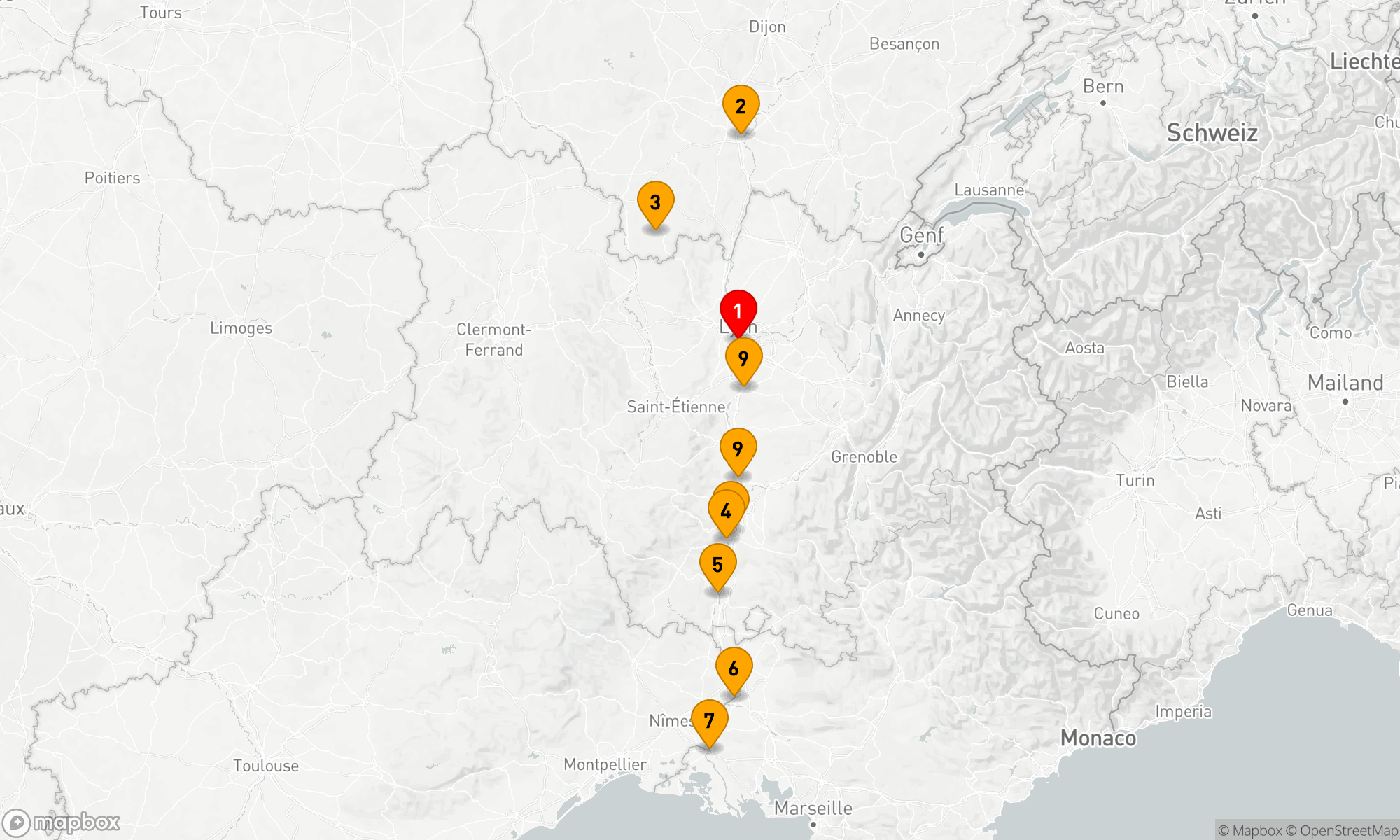 Route 10 Nächte - Rhone und Saone hautnah