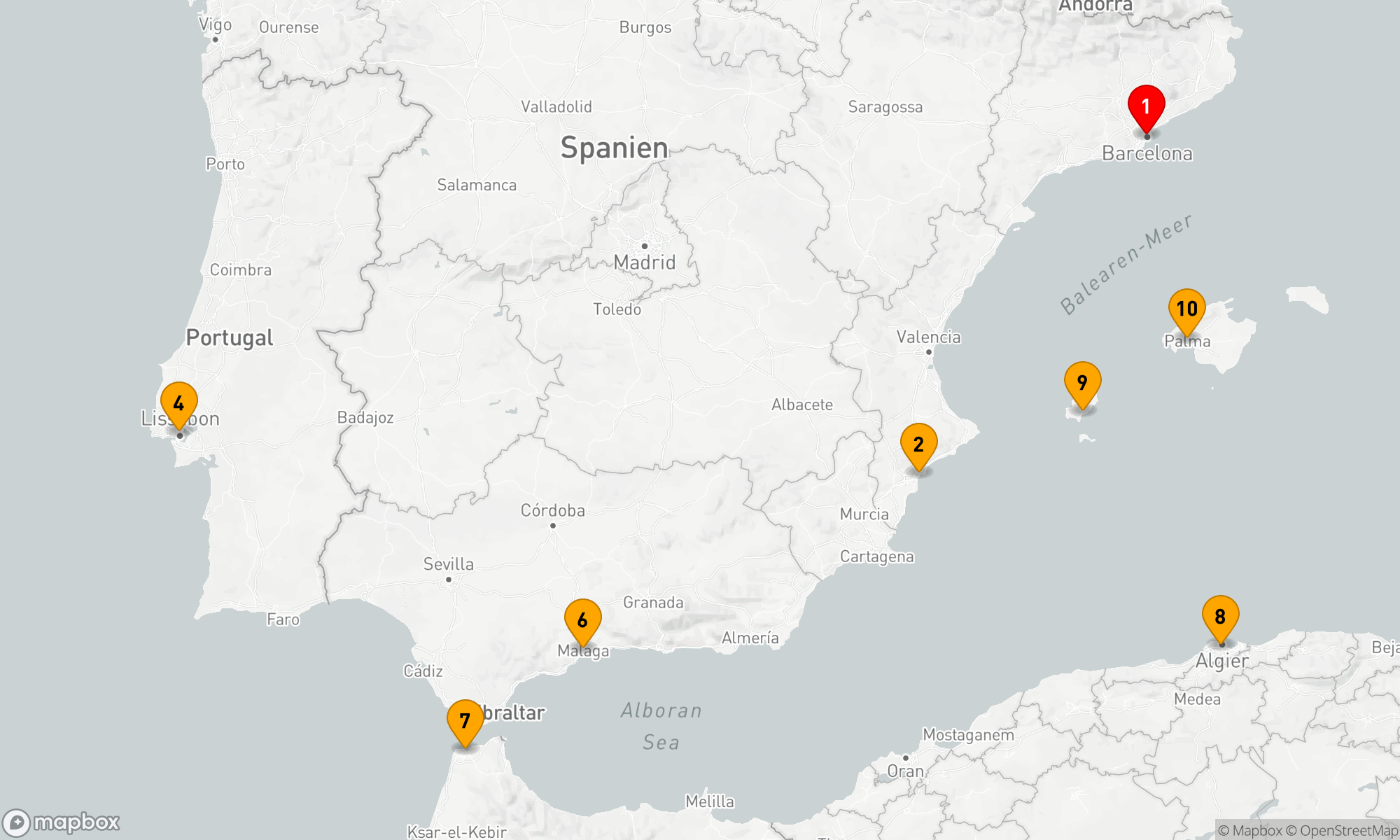 Route 10 Nächte - Mediterrane Entdeckerreise