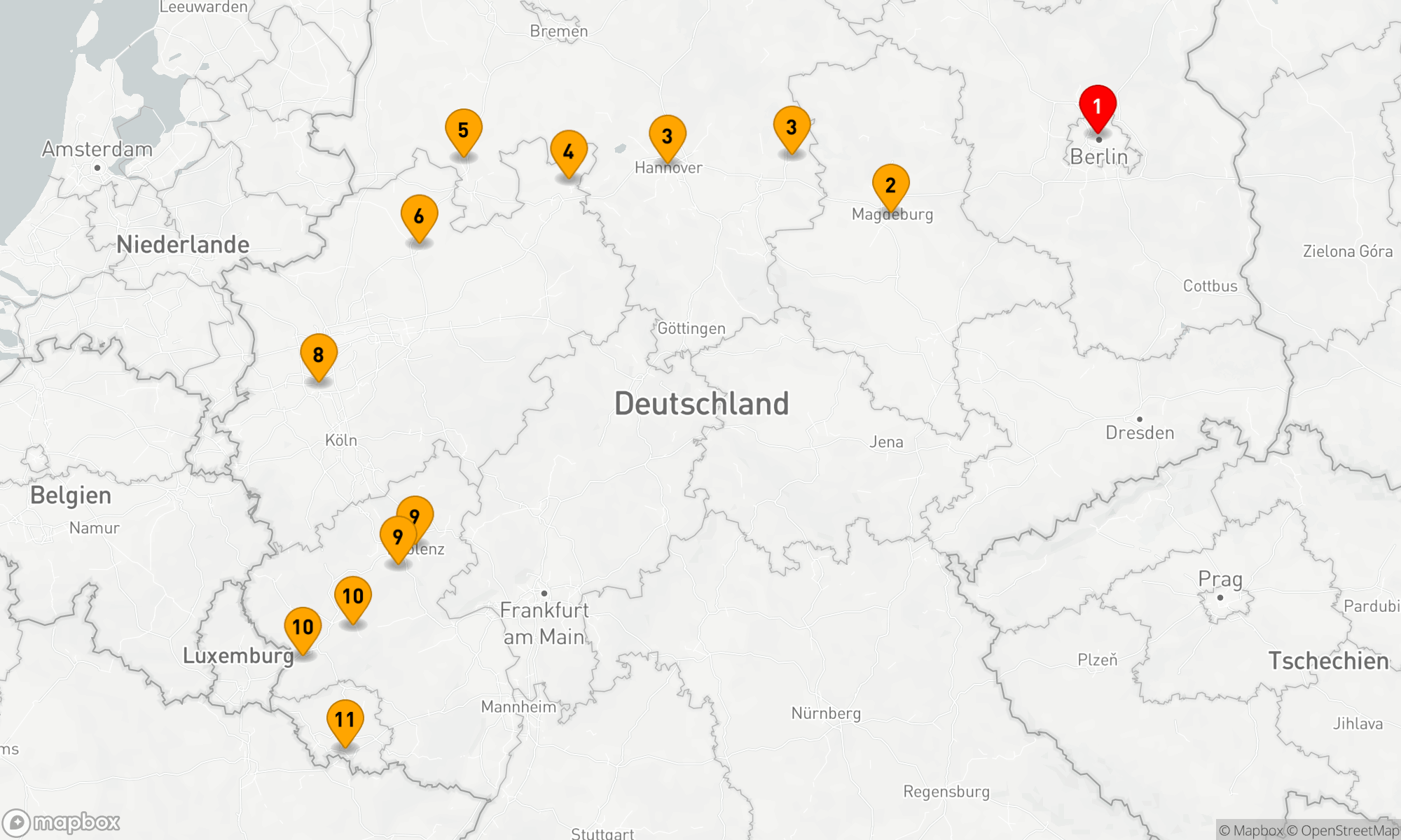 Route 10 Nächte - Spree trifft Saar