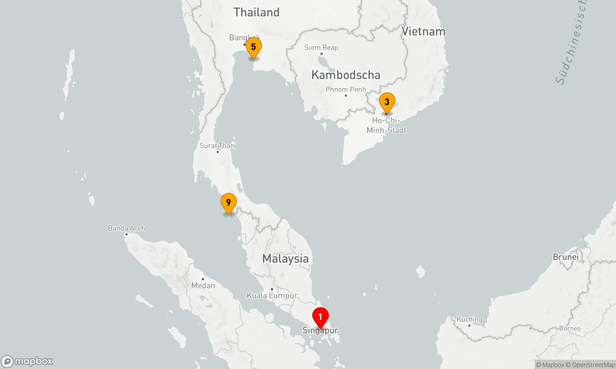 Route 10 Nächte - THAILAND & VIETNAM KREUZFAHRT