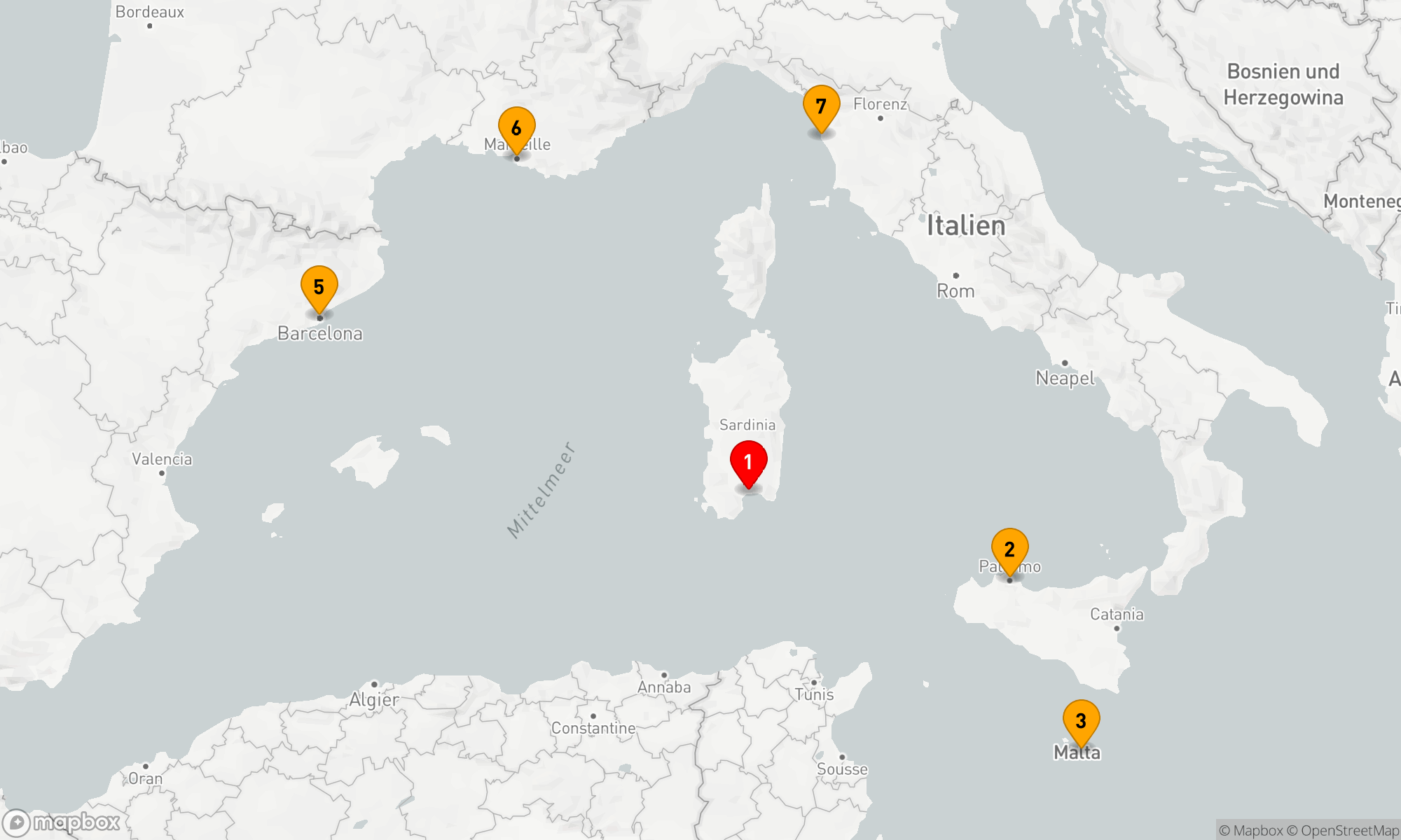 Route 7 Nächte - Mediterrane Entdeckungsreise