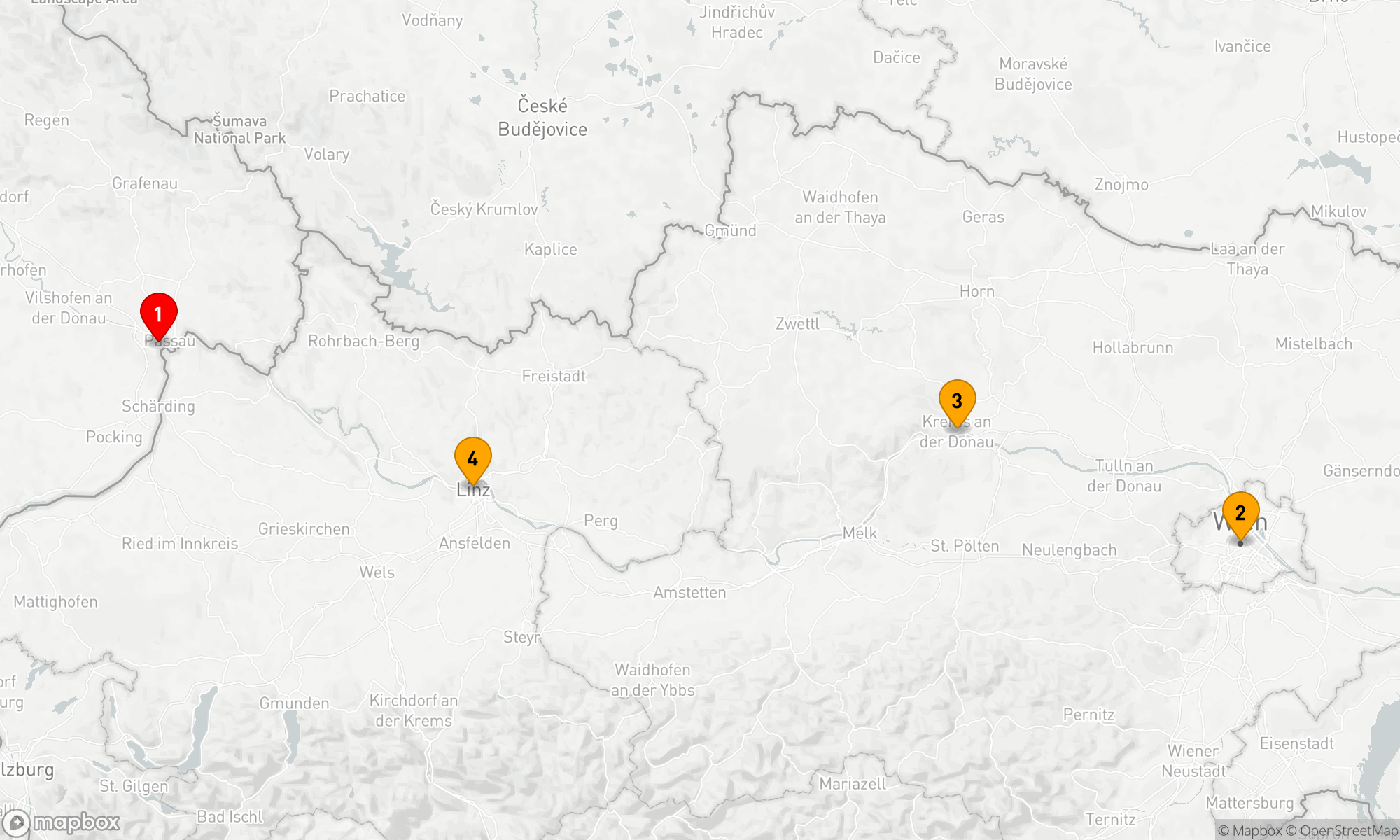 Route 4 Nächte - Adventszeit in Österreich