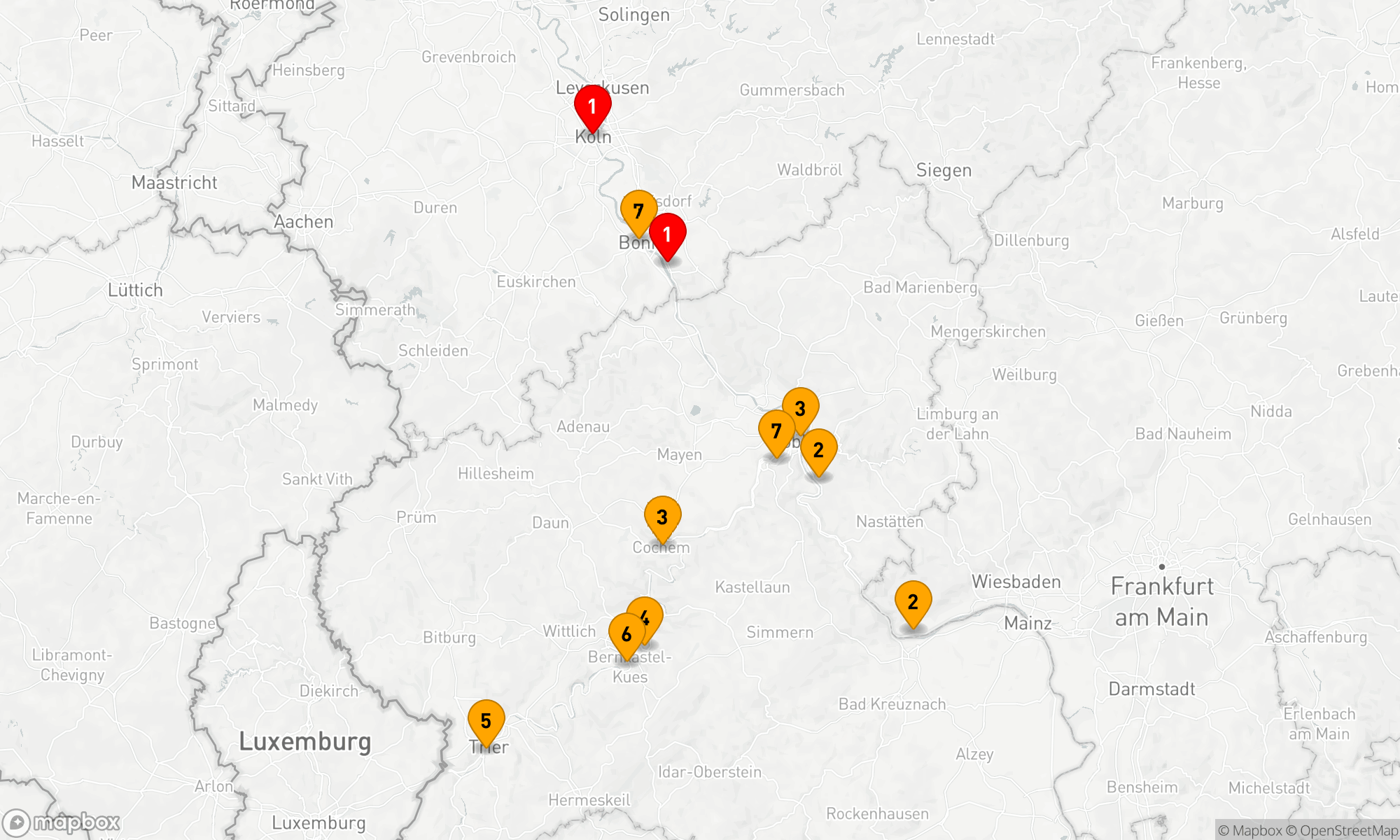 Route 7 Nächte - Weinzauber entlang der Mosel
