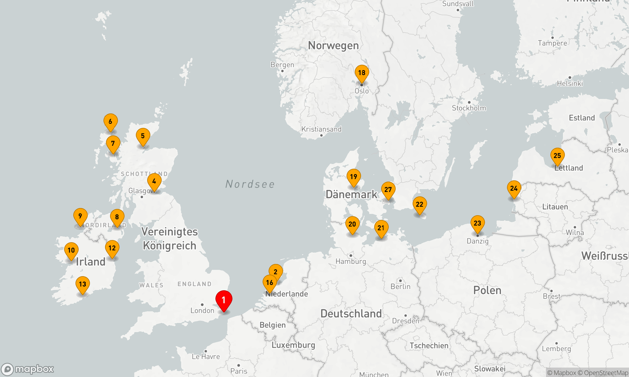 Route 28 Nächte - BRITISCHE INSELN & OKTOBERFEST MIT HISTORY CHANNEL
