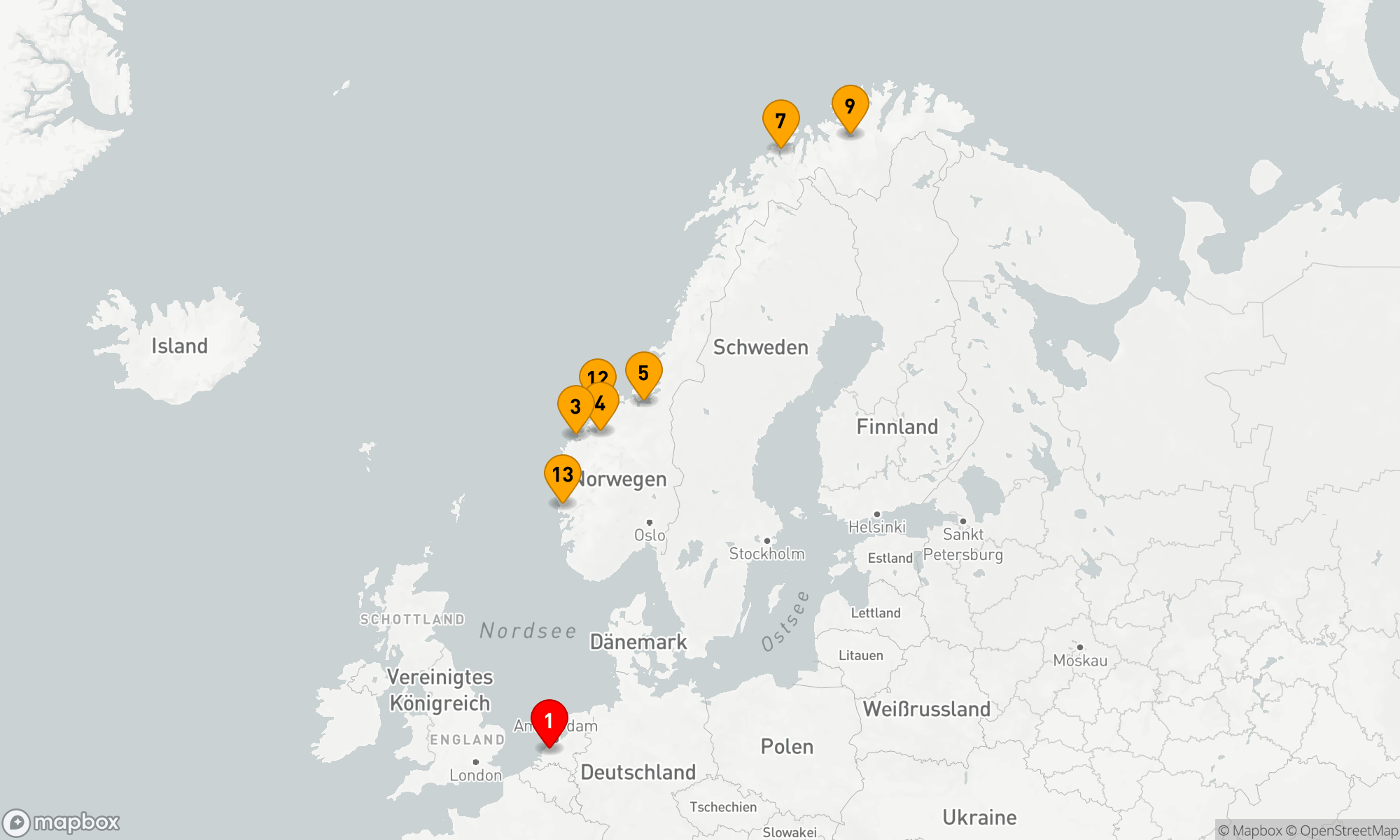 Route 14 Nächte - POLARKREIS & NORDLICHT MIT HISTORY CHANNEL