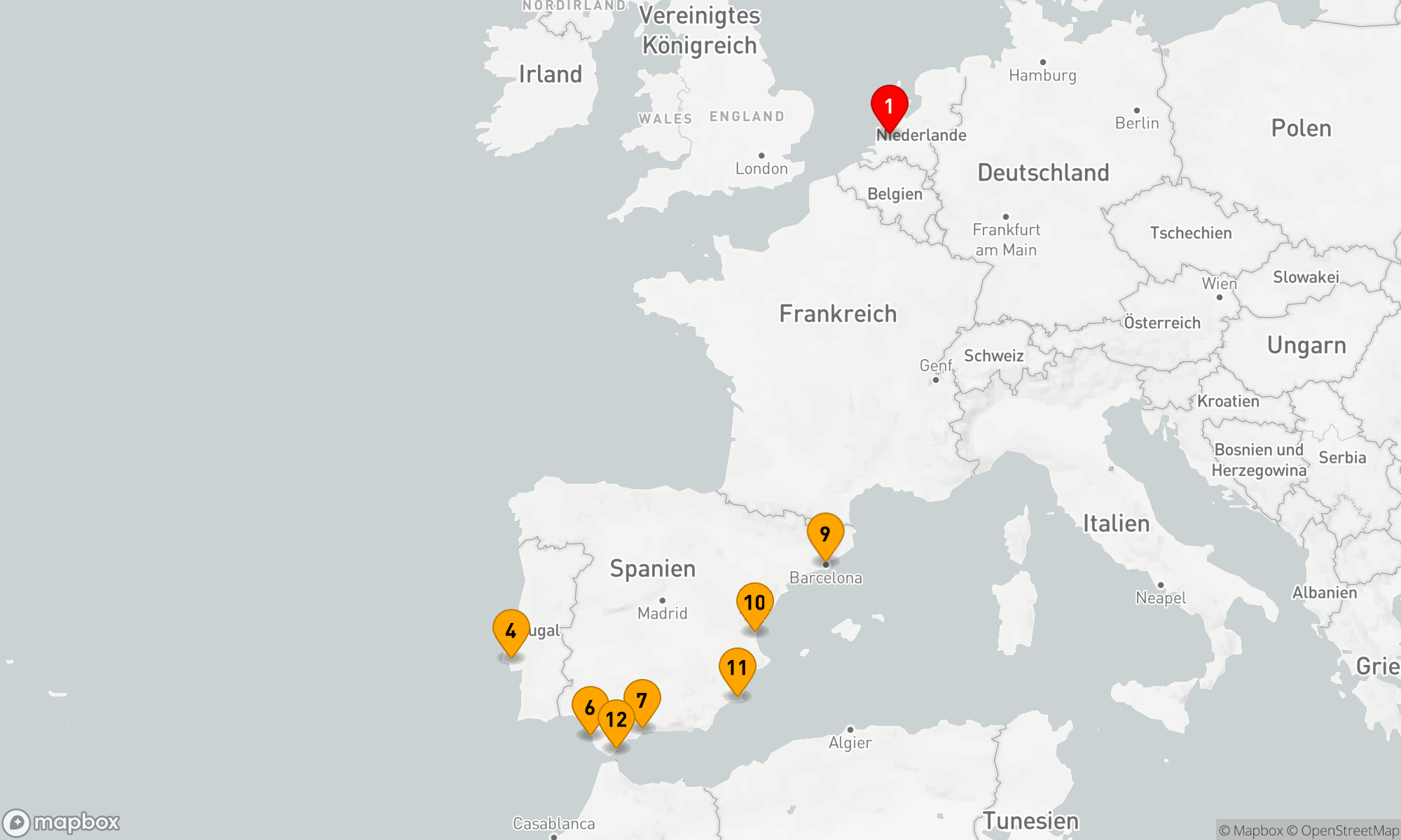 Route 15 Nächte - WESTLICHES MITTELMEER: LISSABON ÜBER NACHT