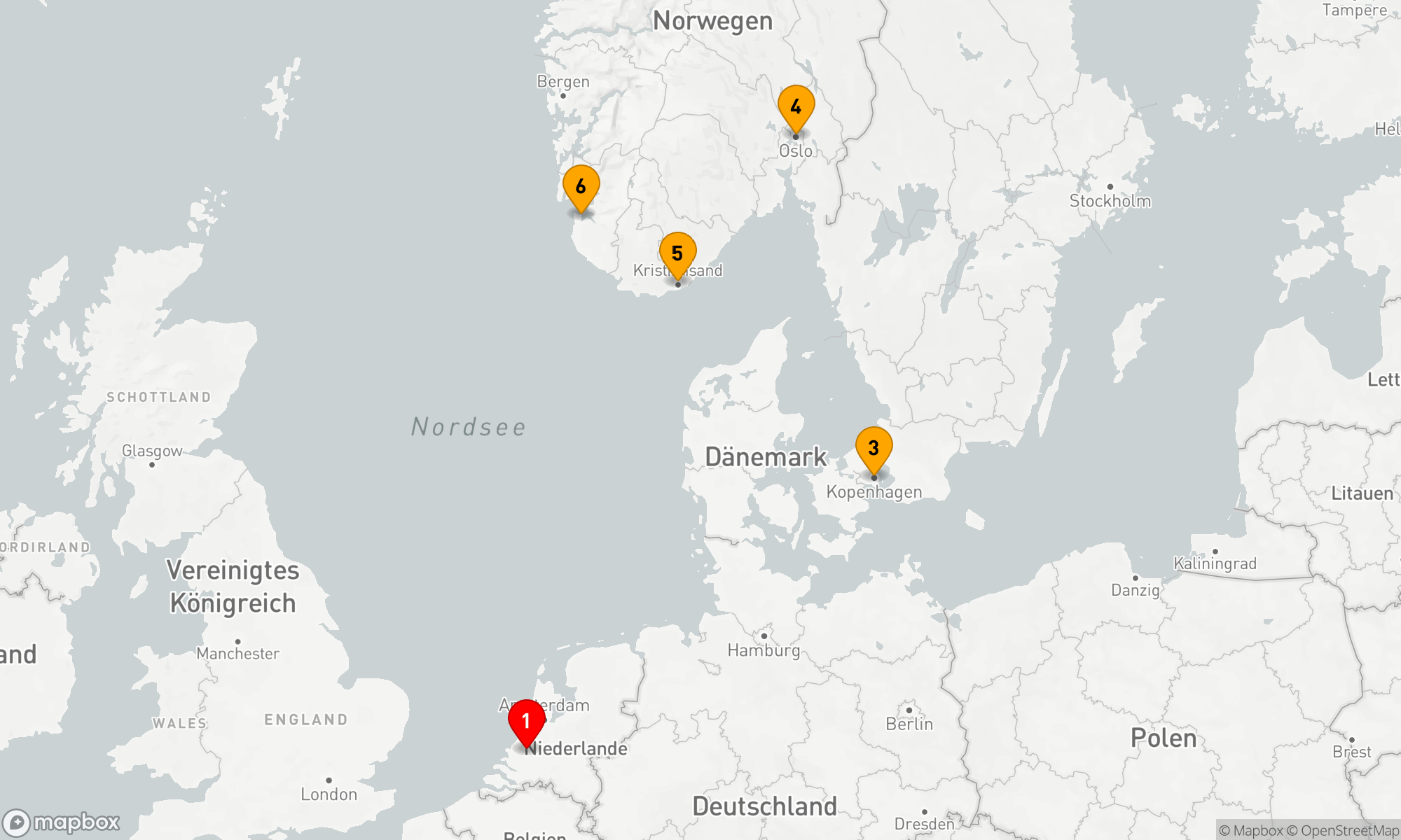 Route 7 Nächte - NORWEGISCHE FJORDE & KOPENHAGEN MIT HISTORY CHANNEL