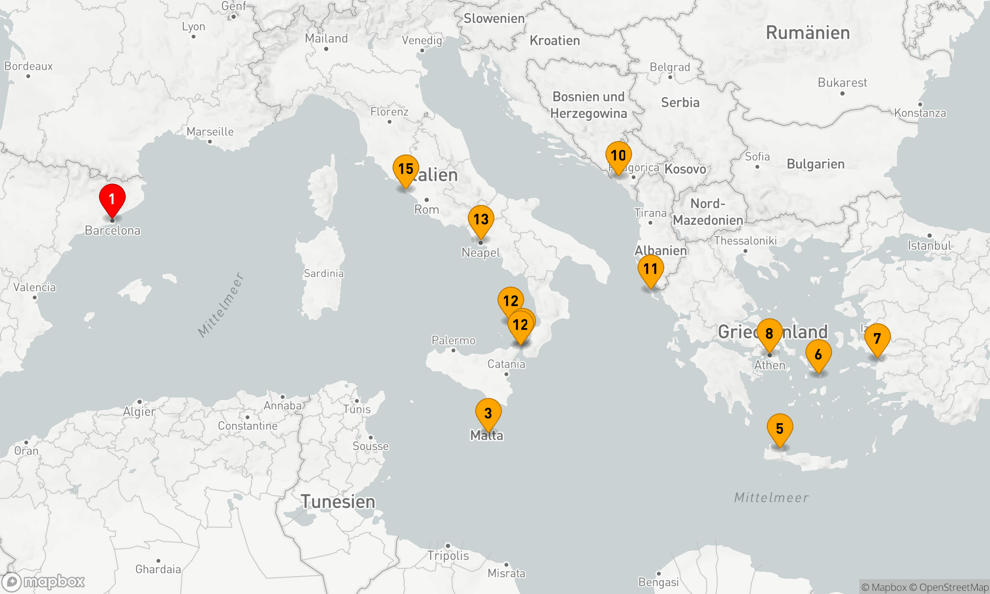 Route 14 Nächte - GRIECHISCHE INSELN: MYKONOS & NEAPEL
